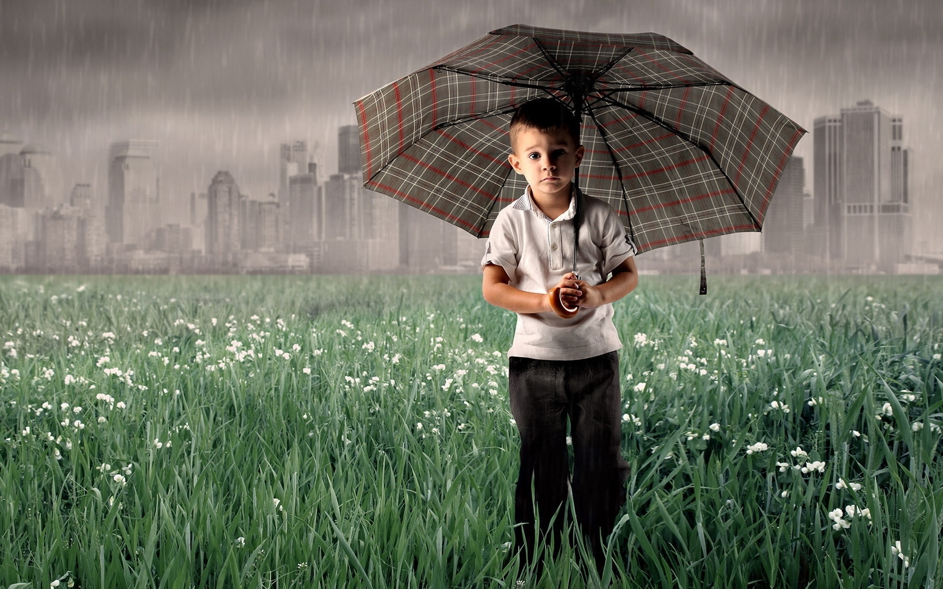 Laden Sie das Regen, Kinder, Menschen-Bild kostenlos auf Ihren PC-Desktop herunter