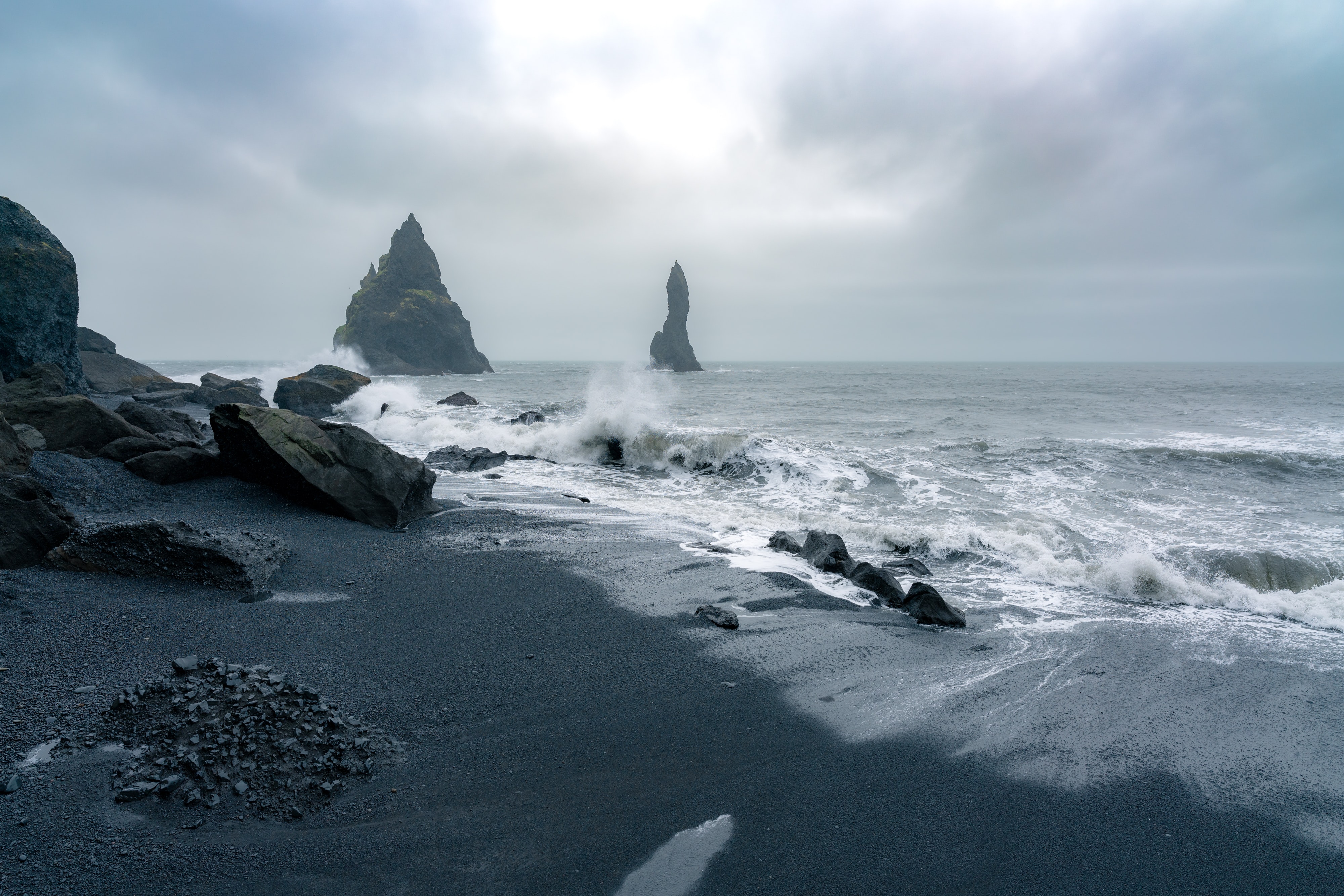 Скачать обои бесплатно Пляж, Исландия, Земля/природа картинка на рабочий стол ПК