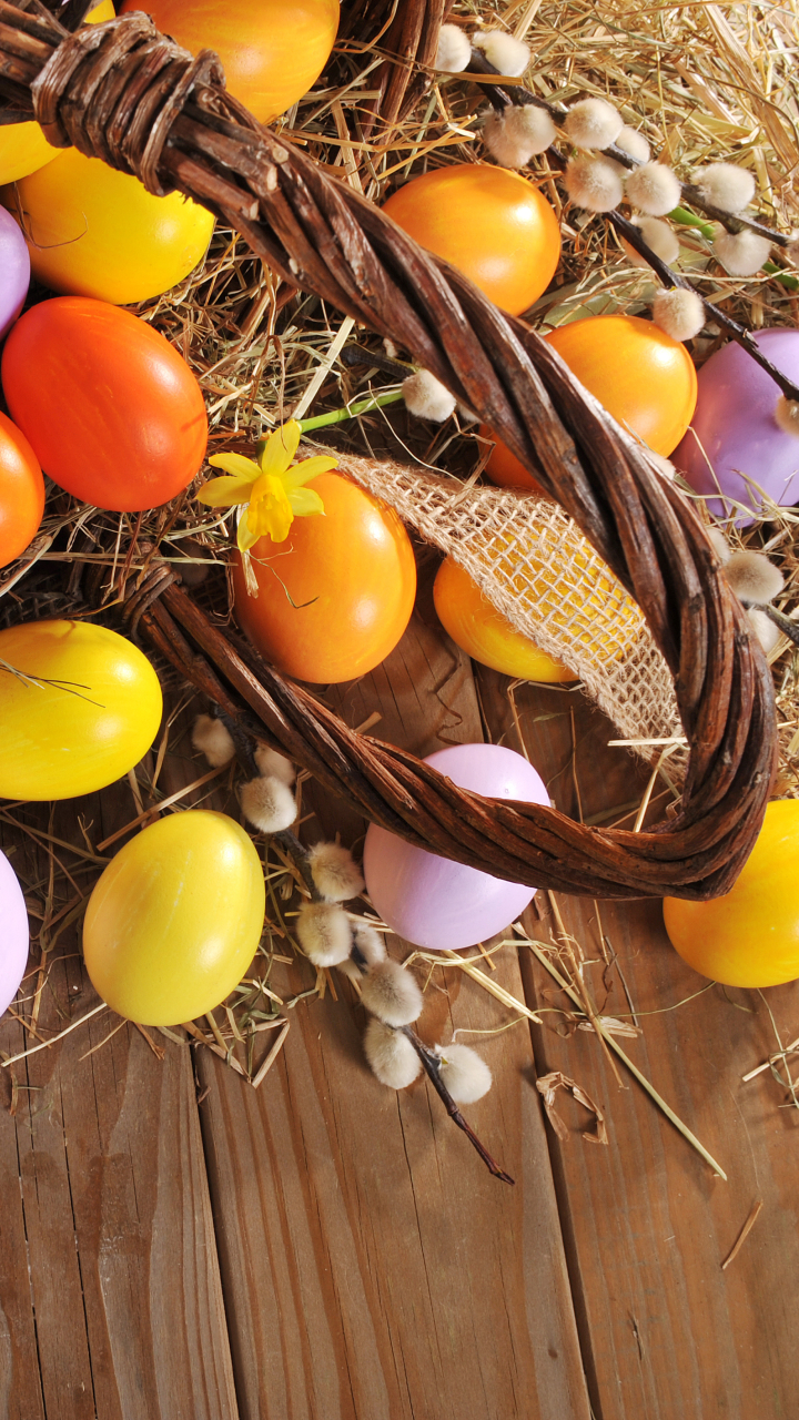 Download mobile wallpaper Easter, Holiday, Spring, Daffodil, Easter Egg for free.