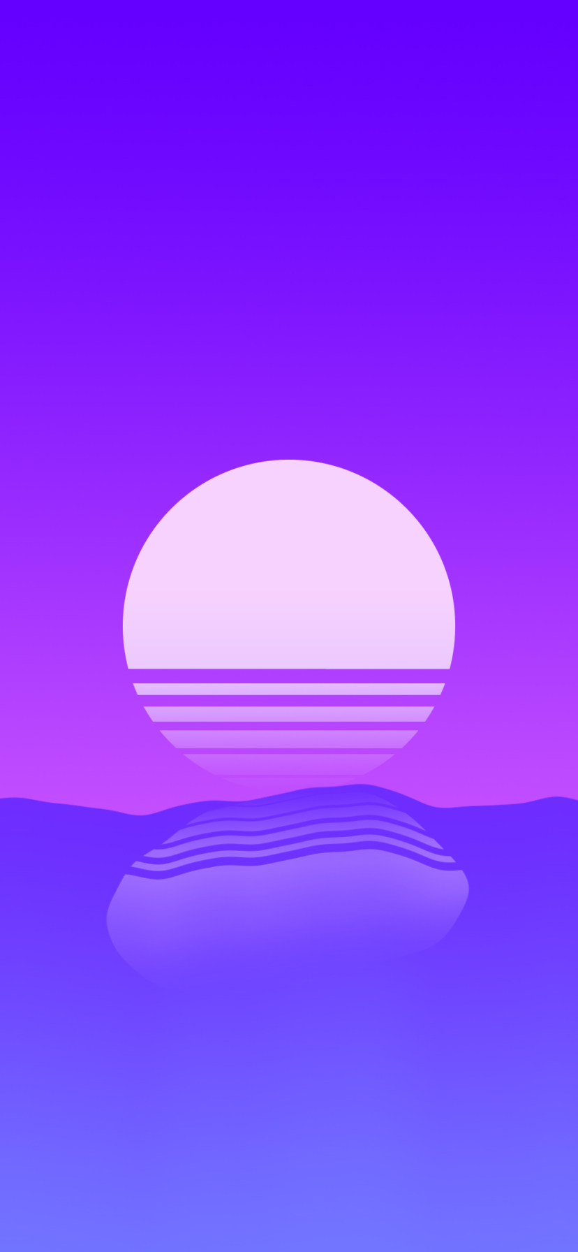 Download mobile wallpaper Artistic, Minimalist, Retro Wave for free.