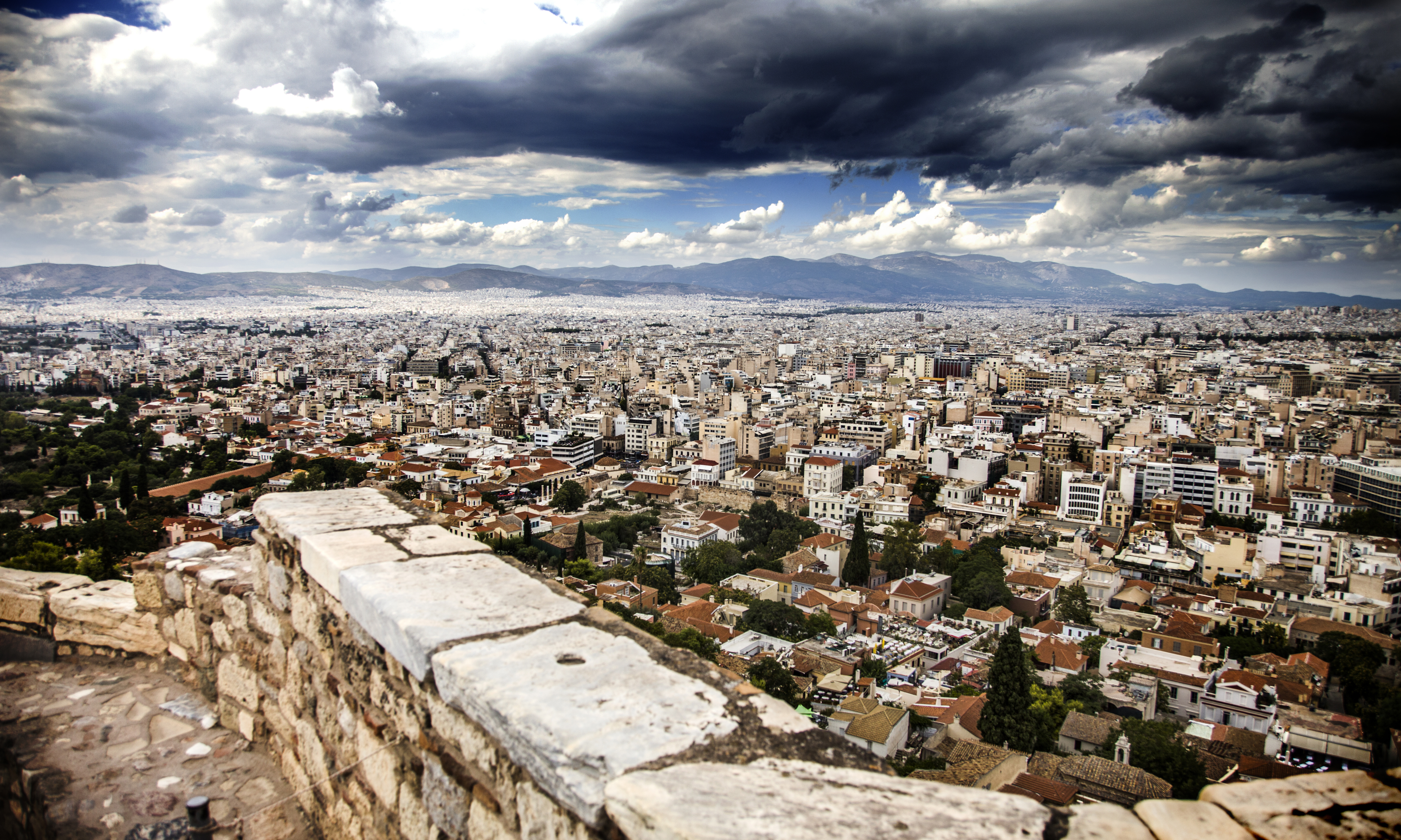 Laden Sie das Städte, Griechenland, Menschengemacht, Großstadt-Bild kostenlos auf Ihren PC-Desktop herunter