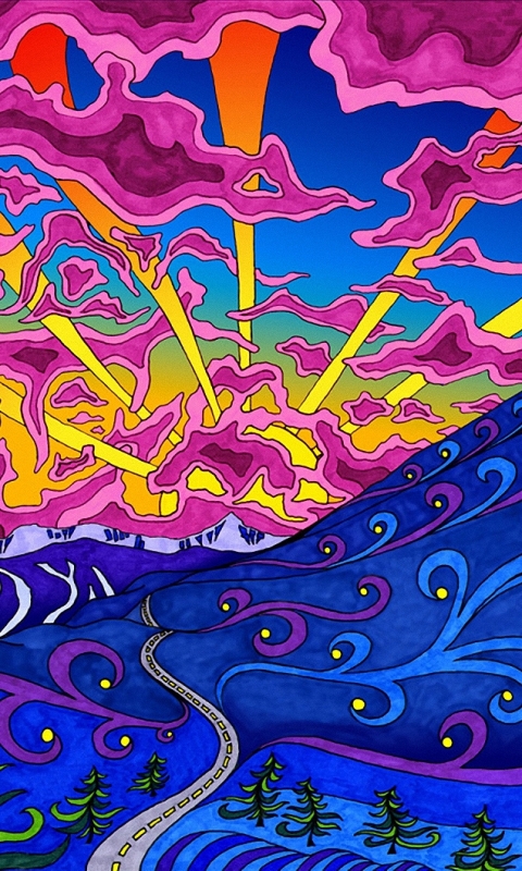 Download mobile wallpaper Artistic, Psychedelic for free.