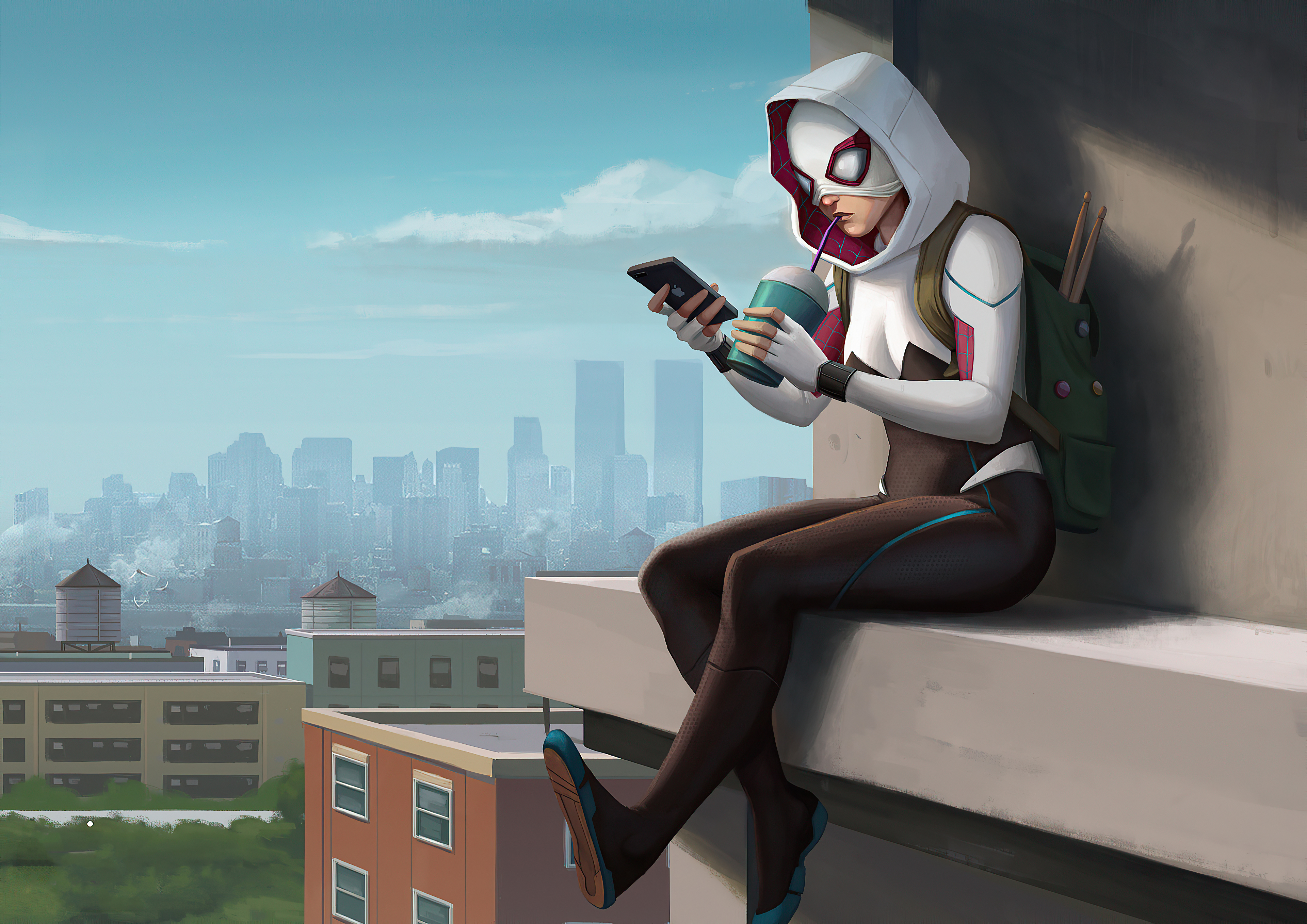 Baixar papel de parede para celular de História Em Quadrinhos, Gwen Stacy gratuito.