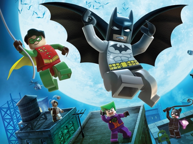 1174963 скачать обои видеоигры, lego batman: видеоигра, джокер, бэтмен, робин (комиксы dc), два лица, женщина кошка, лего - заставки и картинки бесплатно