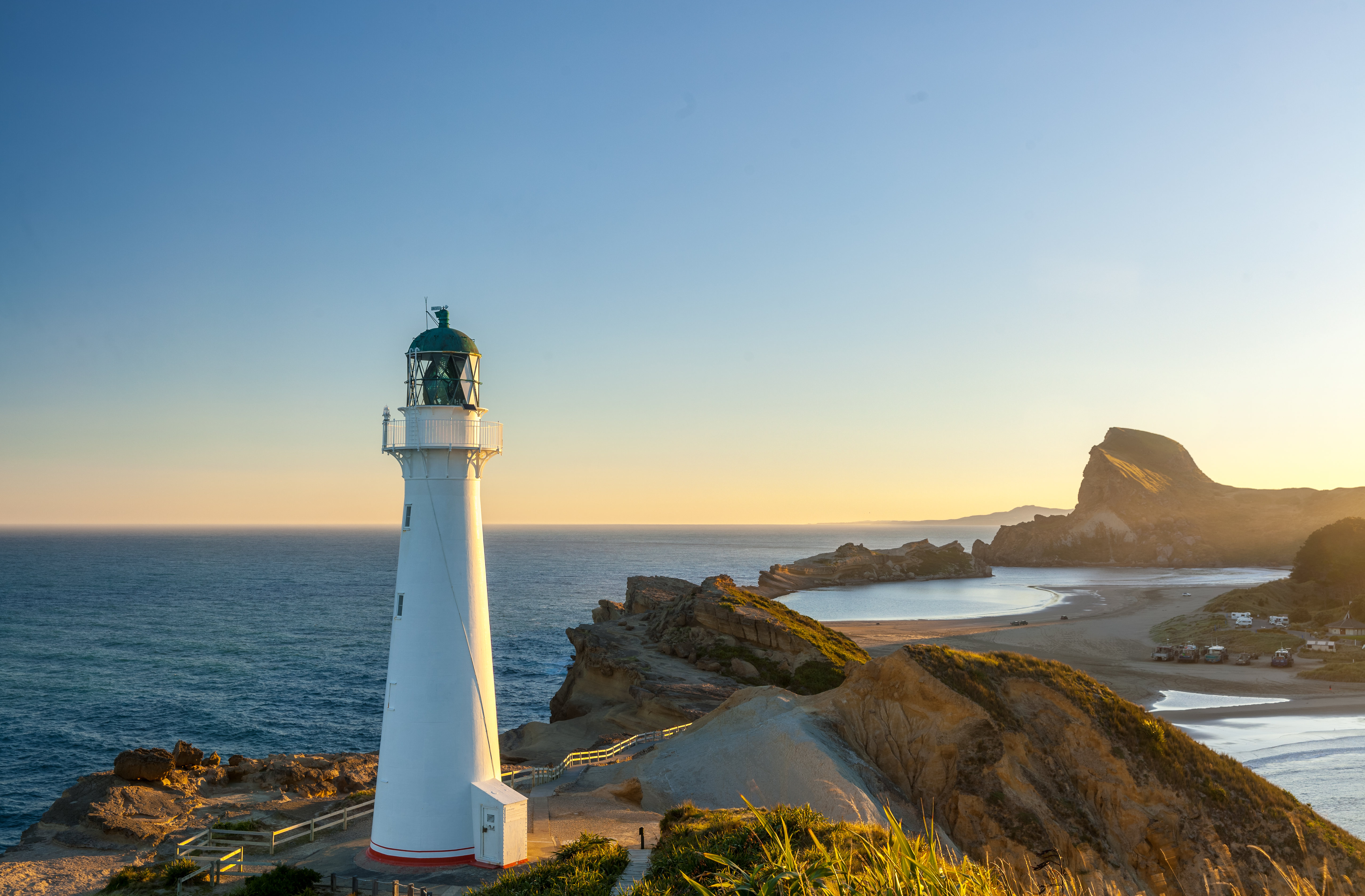 Free HD lighthouse, nature, sea, horizon