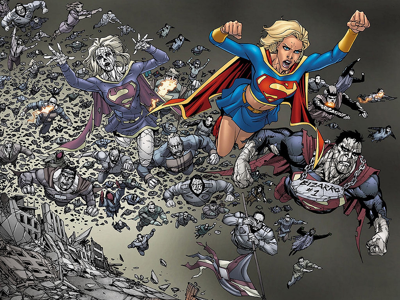 Baixe gratuitamente a imagem História Em Quadrinhos, Supergirl na área de trabalho do seu PC