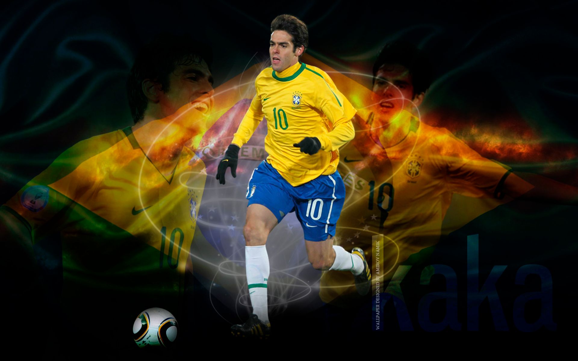 Descarga gratis la imagen Fútbol, Deporte, Kaká, Selección De Fútbol De Brasil en el escritorio de tu PC
