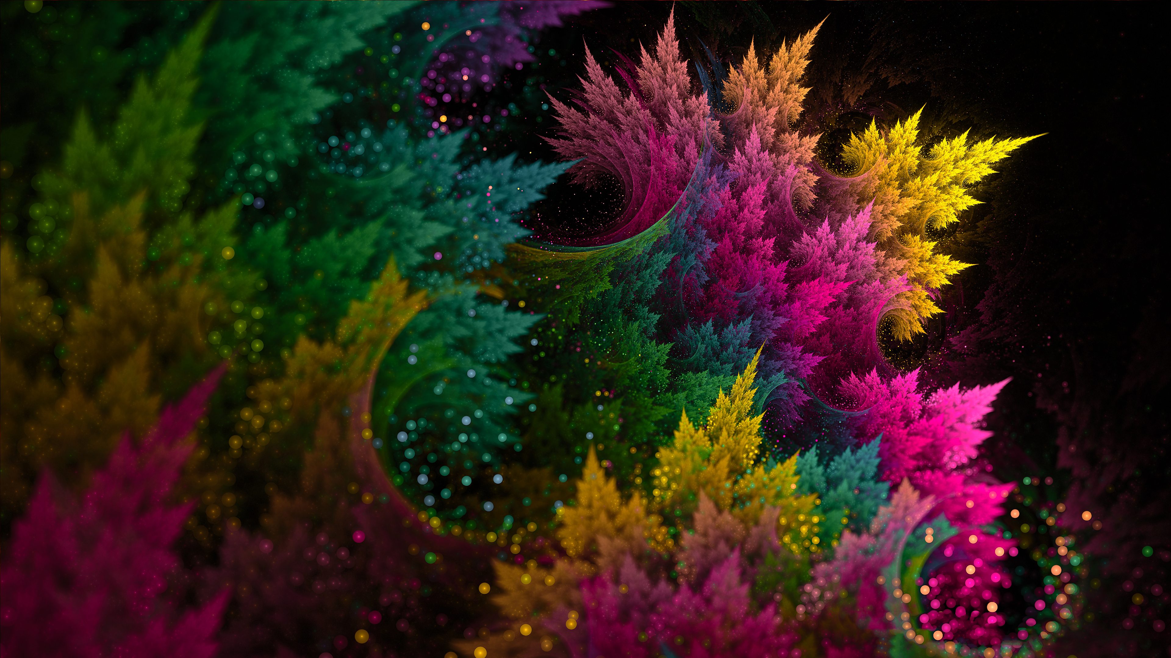 Download mobile wallpaper Abstract, Fractal, Colors, Colorful for free.