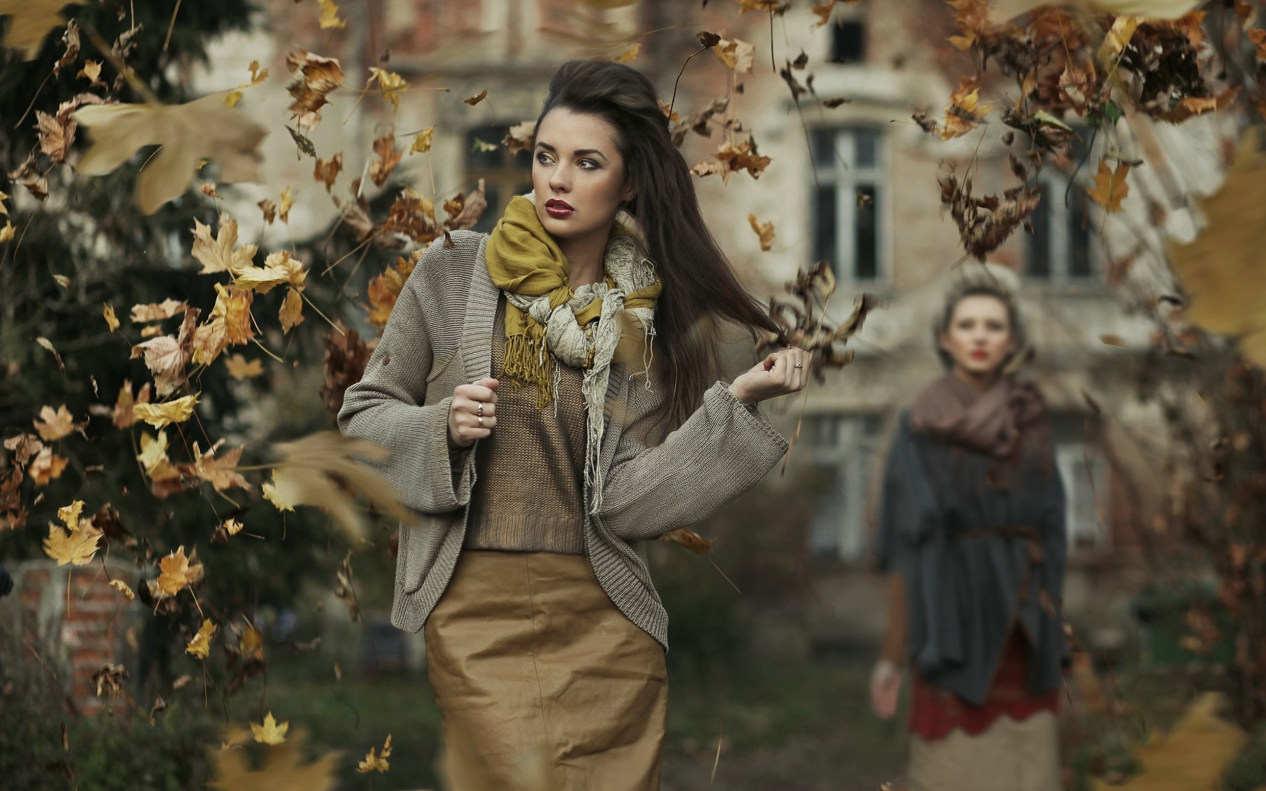 Laden Sie das Herbst, Modell, Frauen-Bild kostenlos auf Ihren PC-Desktop herunter
