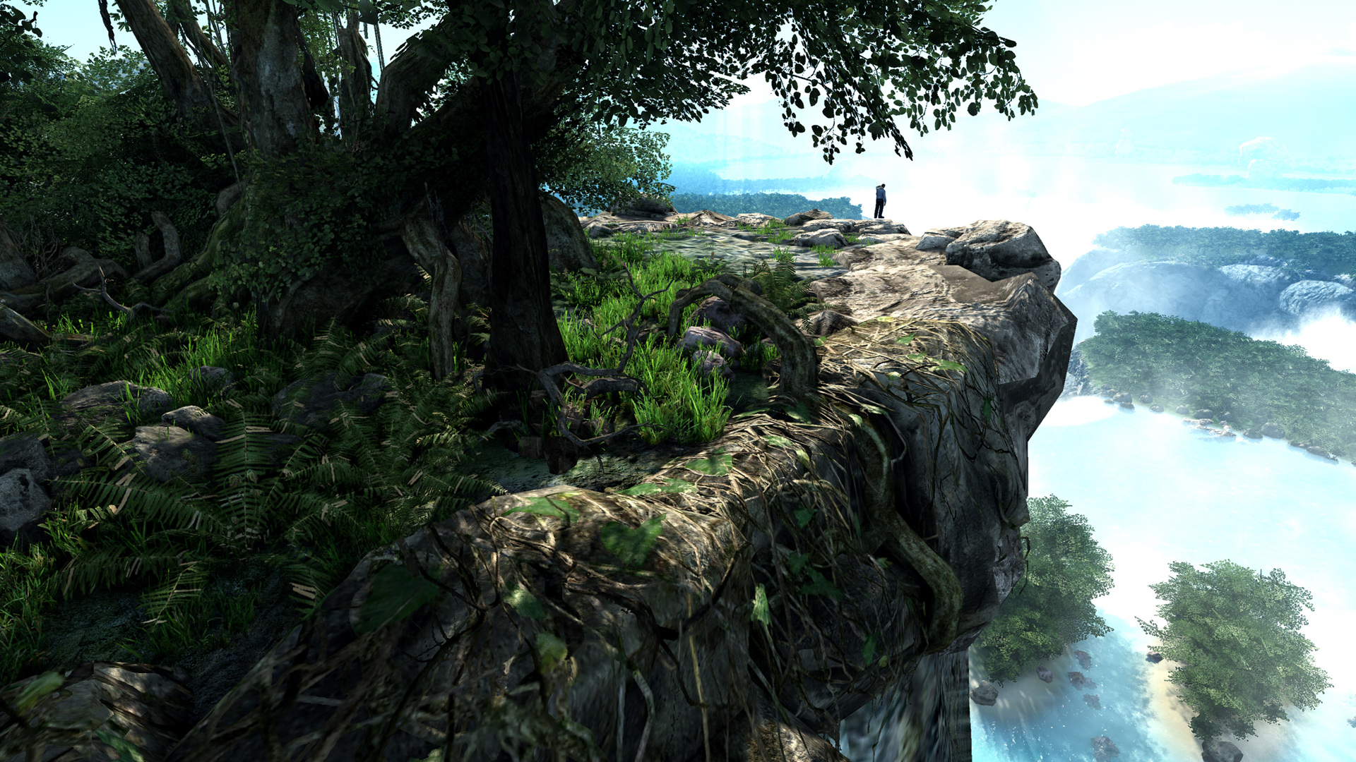 Free download wallpaper Fantasy, Final Fantasy, Mountain, Tree, Video Game on your PC desktop