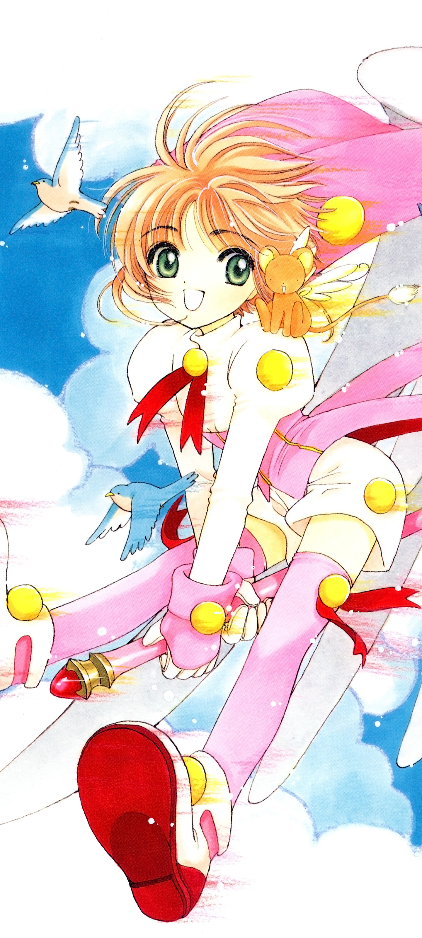 Téléchargez des papiers peints mobile Animé, Sakura Chasseuse De Cartes, Sakura Kinomoto, Keroberos (Card Captor Sakura) gratuitement.