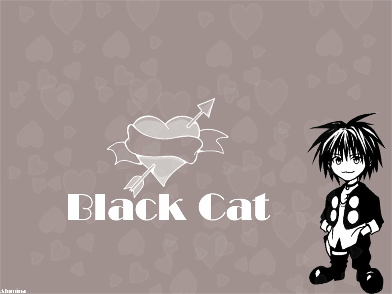 1496131 baixar papel de parede anime, o gato preto - protetores de tela e imagens gratuitamente