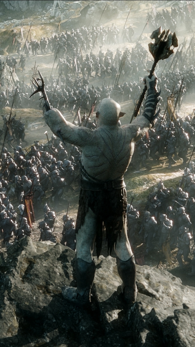 Descarga gratuita de fondo de pantalla para móvil de El Señor De Los Anillos, Películas, El Hobbit: La Batalla De Los Cinco Ejércitos.