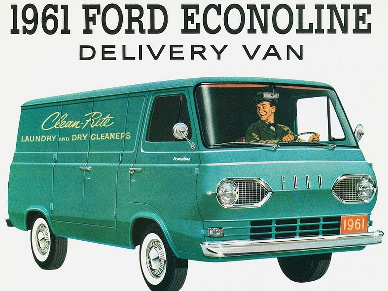 1472933 Заставки і шпалери Ford Econoline 1961 Року на телефон. Завантажити  картинки безкоштовно