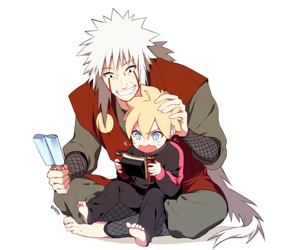 Download mobile wallpaper Anime, Naruto, Jiraiya (Naruto), Boruto Uzumaki, Boruto for free.