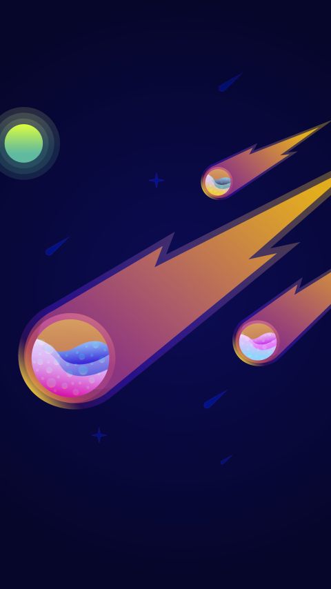 Download mobile wallpaper Sci Fi, Meteor for free.