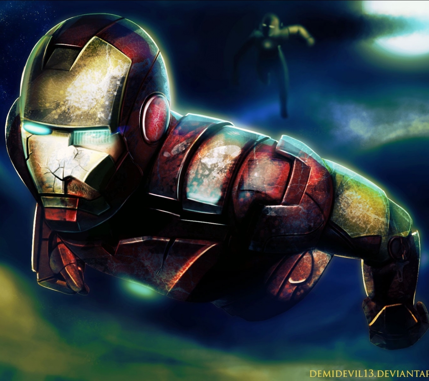 Handy-Wallpaper Iron Man, Comics kostenlos herunterladen.