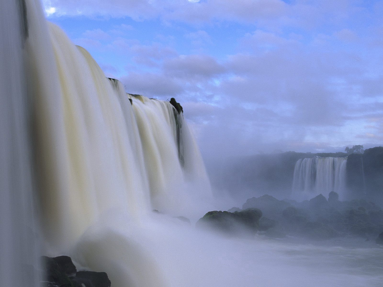 nature, brazil, water, waterfall, flow, stream, national park Full HD