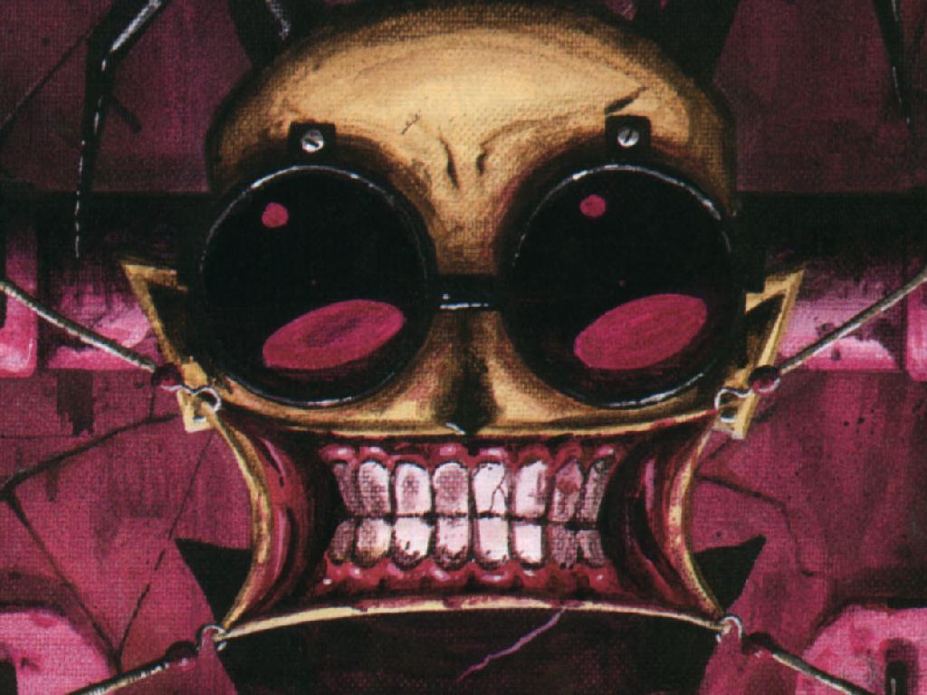 comics, johnny the homicidal maniac, skull