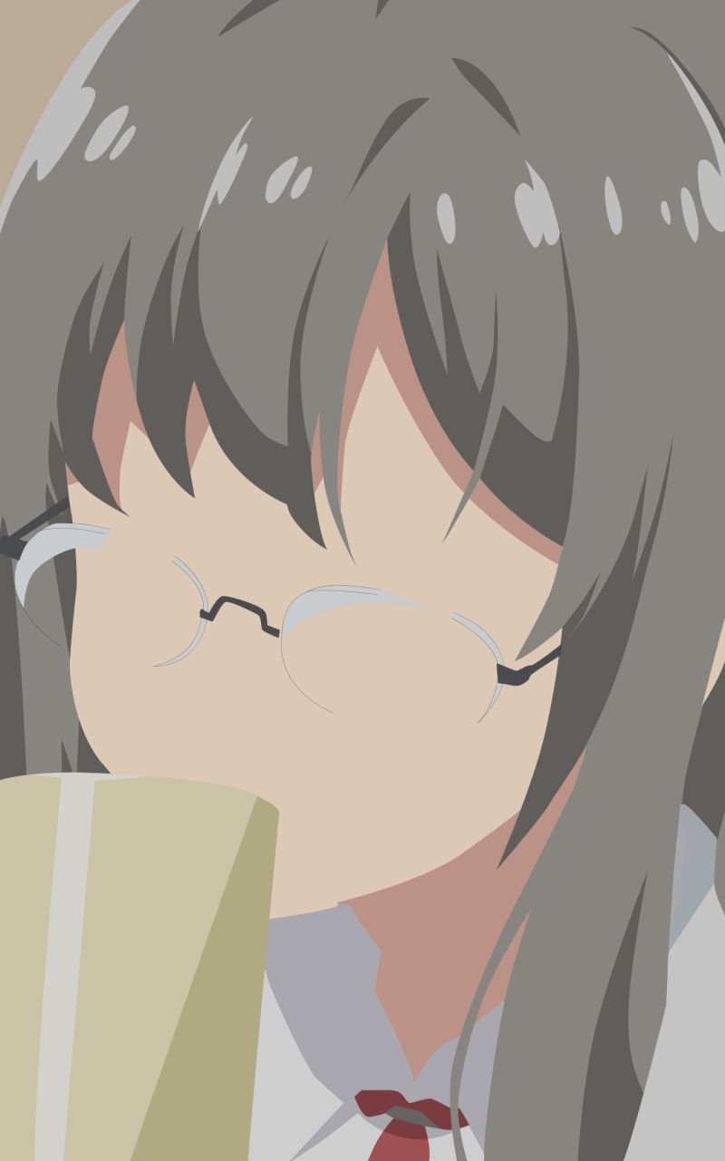 Download mobile wallpaper Anime, Grey Hair, Rascal Does Not Dream Of Bunny Girl Senpai, Seishun Buta Yarou Wa Bunny Girl Senpai No Yume Wo Minai, Rio Futaba for free.