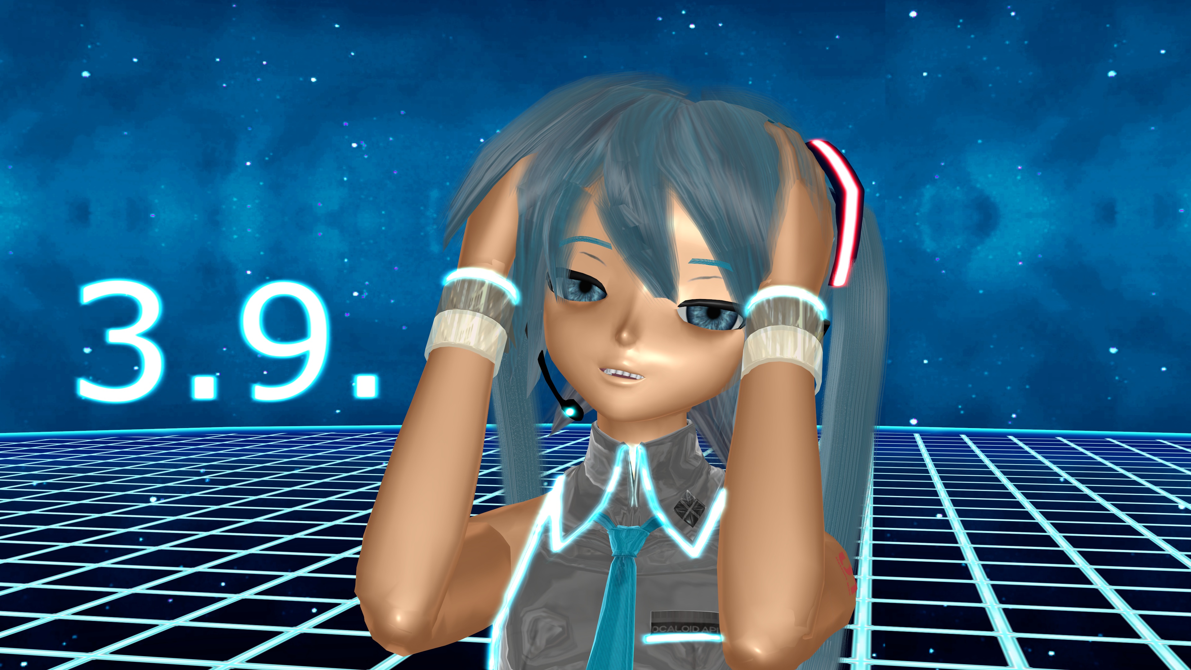 Descarga gratis la imagen Vocaloid, Ojos Azules, Animado, Pelo Azul, Hatsune Miku en el escritorio de tu PC