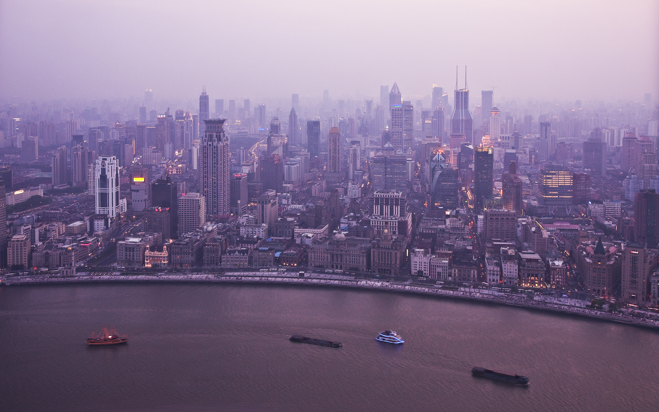 Download mobile wallpaper Puxi, Shanghai, Skyline, China, Cities, Man Made for free.