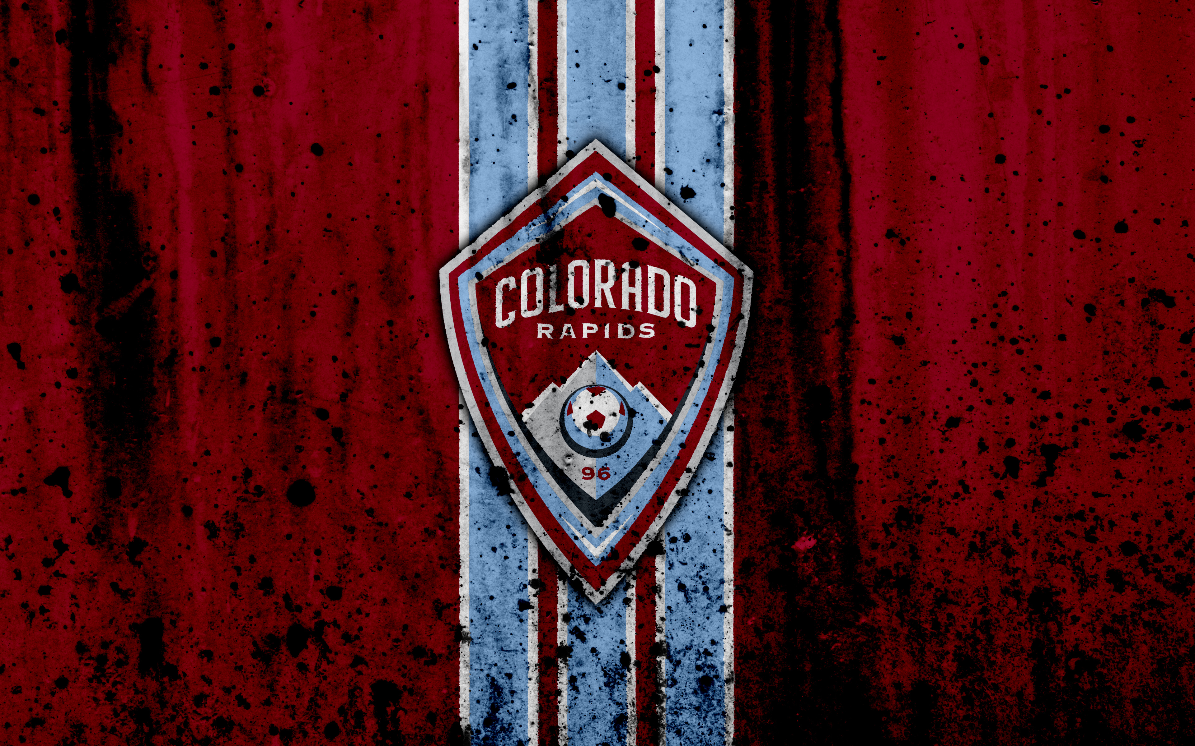 Baixar papel de parede para celular de Esportes, Futebol, Logotipo, Emblema, Mls, Colorado Rapids gratuito.