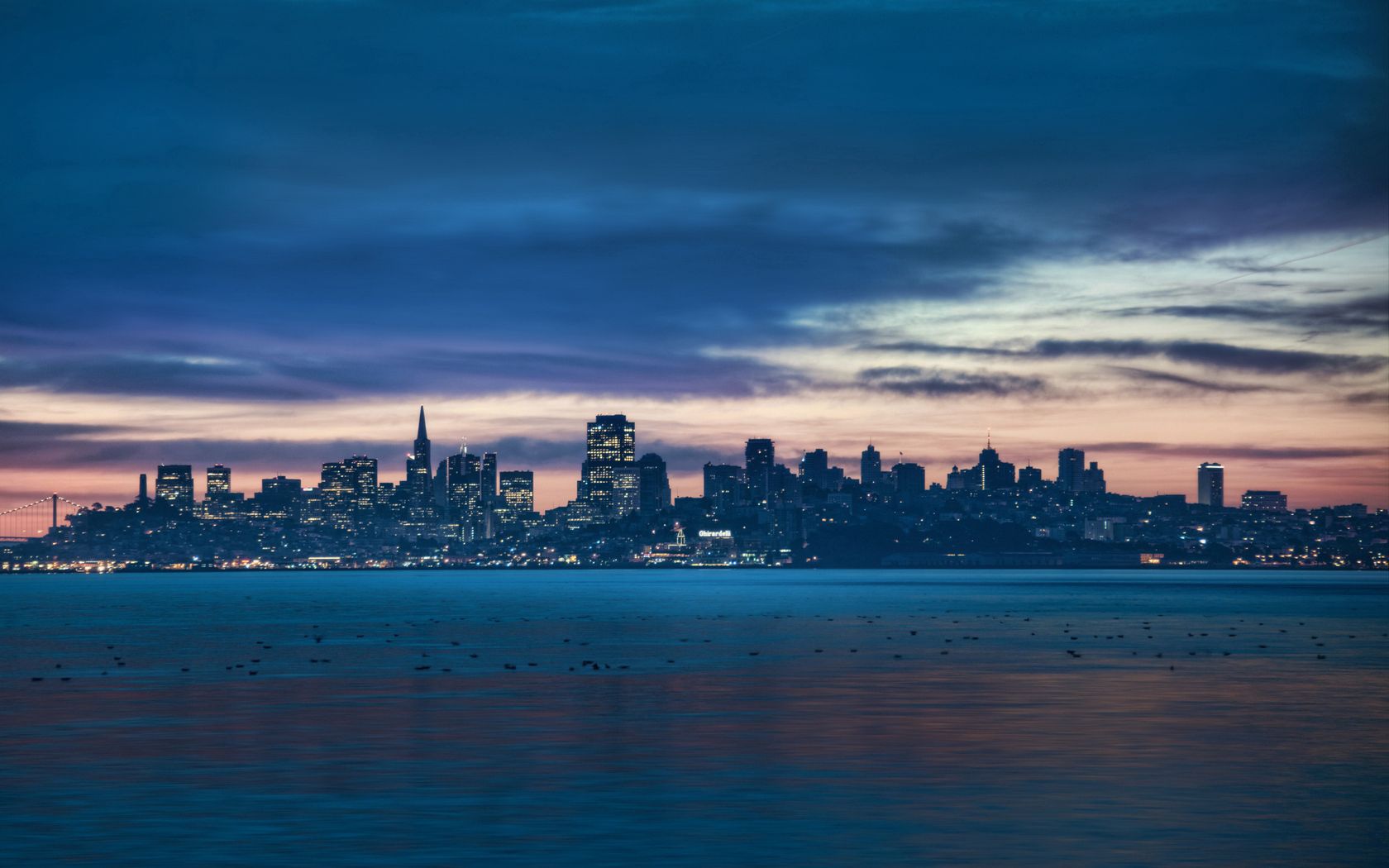 Скачать картинку Города, Ночь, Сан Франциско, Калифорния в телефон бесплатно.