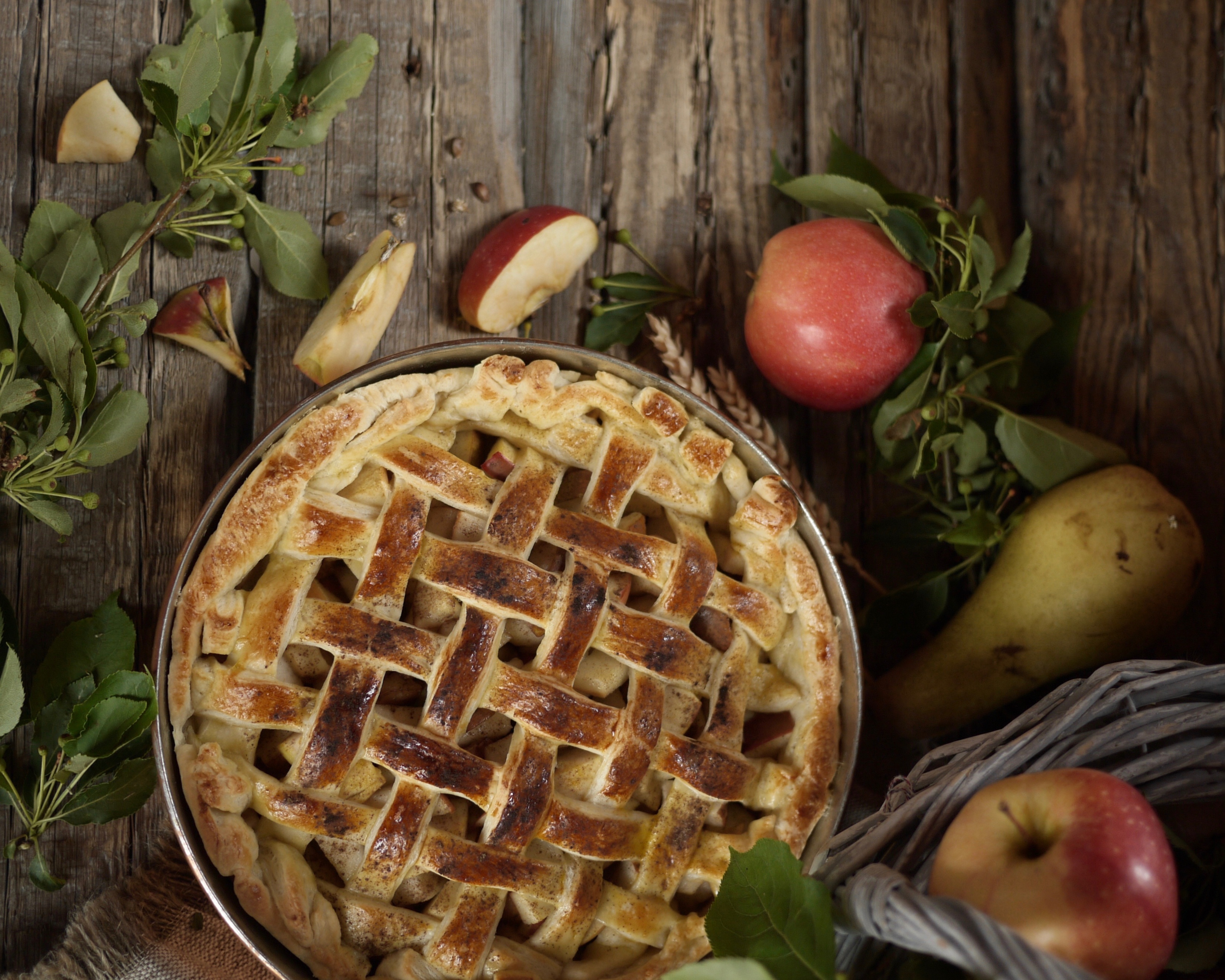 Download mobile wallpaper Food, Apple, Still Life, Baking, Pie for free.