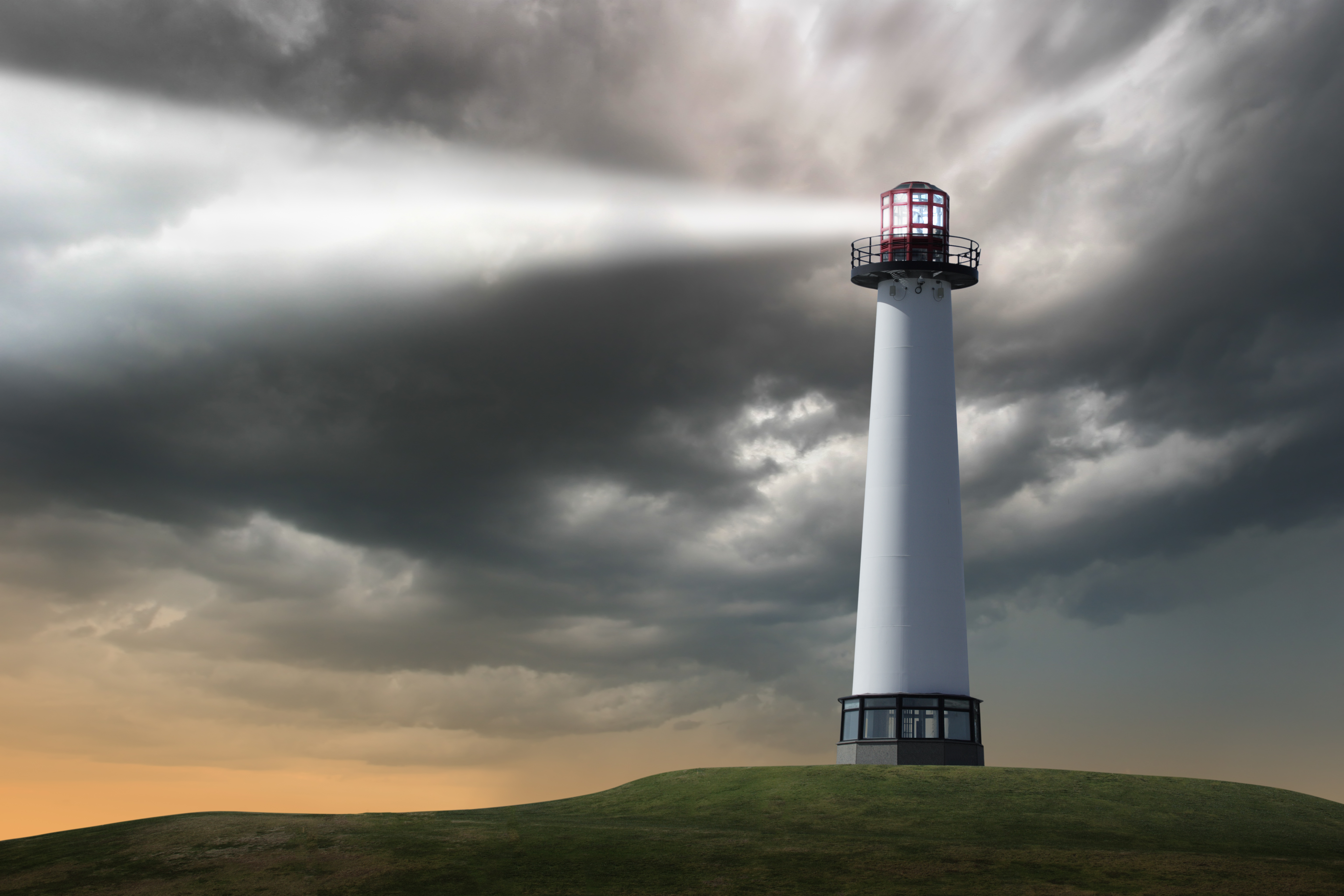Free download wallpaper Lighthouse, Cloud, Man Made on your PC desktop