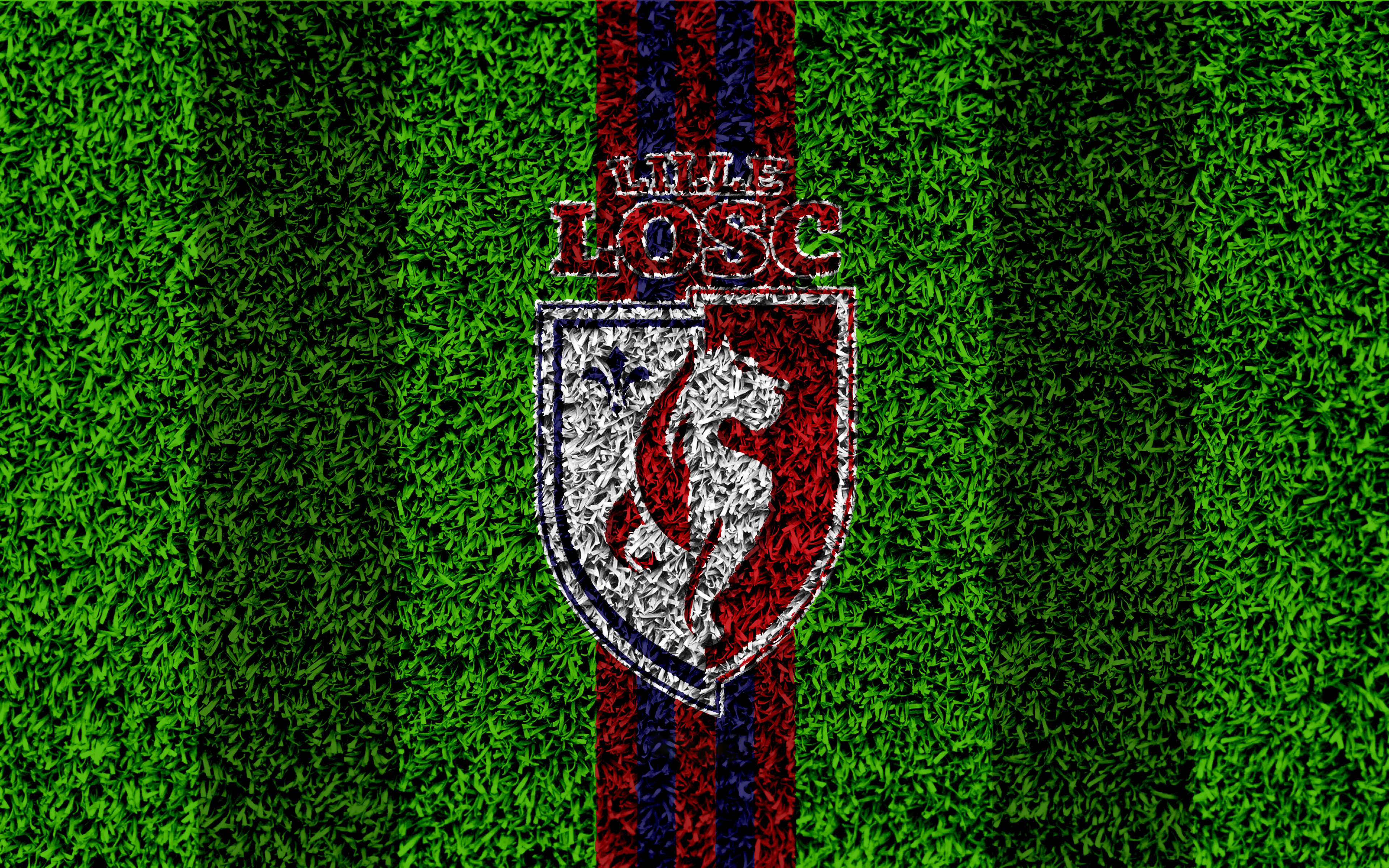 Download mobile wallpaper Sports, Logo, Emblem, Soccer, Lille Osc for free.
