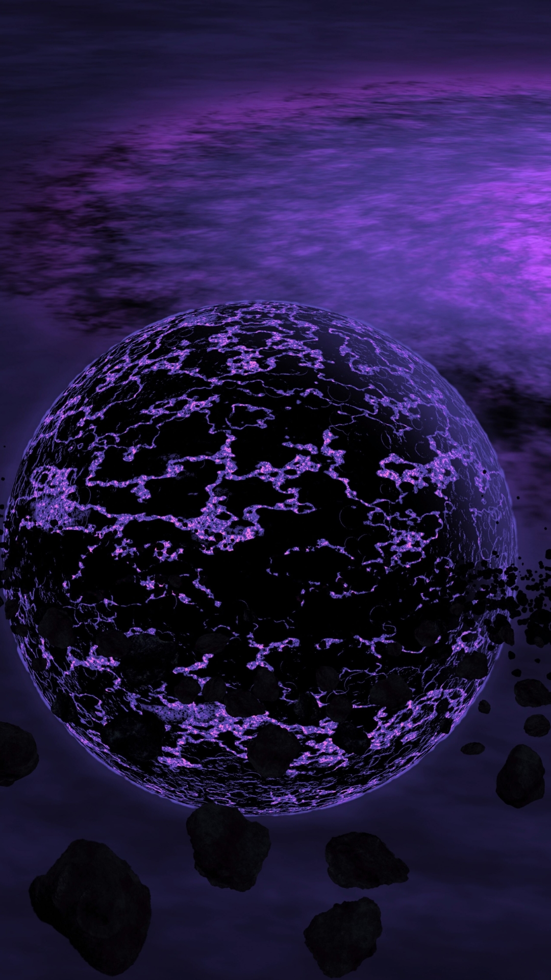 Descarga gratuita de fondo de pantalla para móvil de Violeta, Espacio, Púrpura, Ciencia Ficción, Cosmos, Quásar.