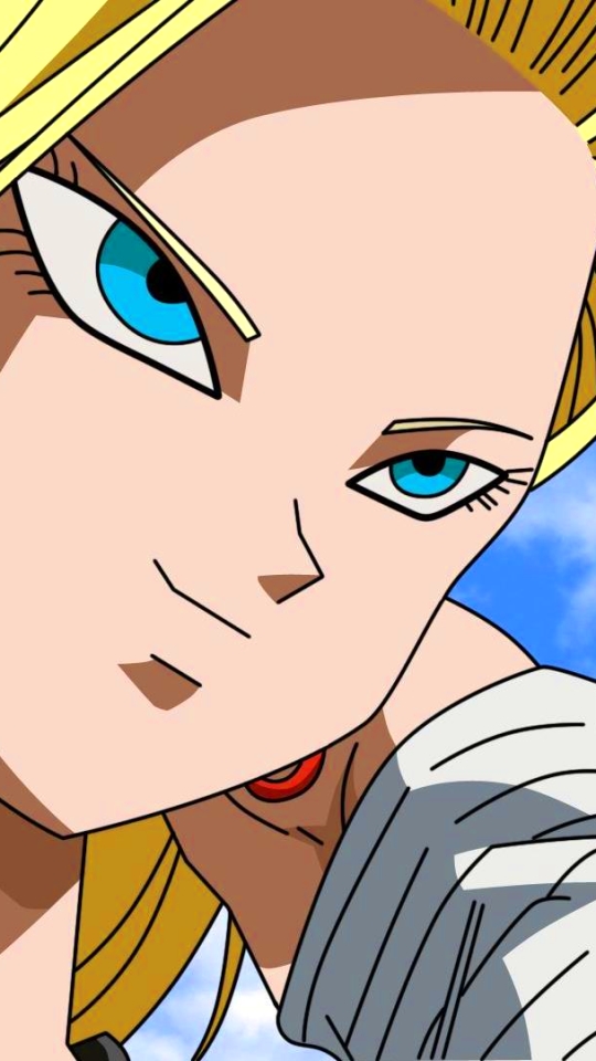Download mobile wallpaper Anime, Blonde, Blue Eyes, Dragon Ball Z, Dragon Ball, Android 18 (Dragon Ball) for free.