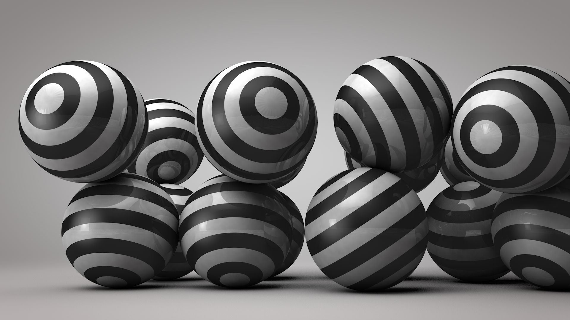 Téléchargez des papiers peints mobile Abstrait, 3D, Balle, Sphère, Image De Synthèse gratuitement.