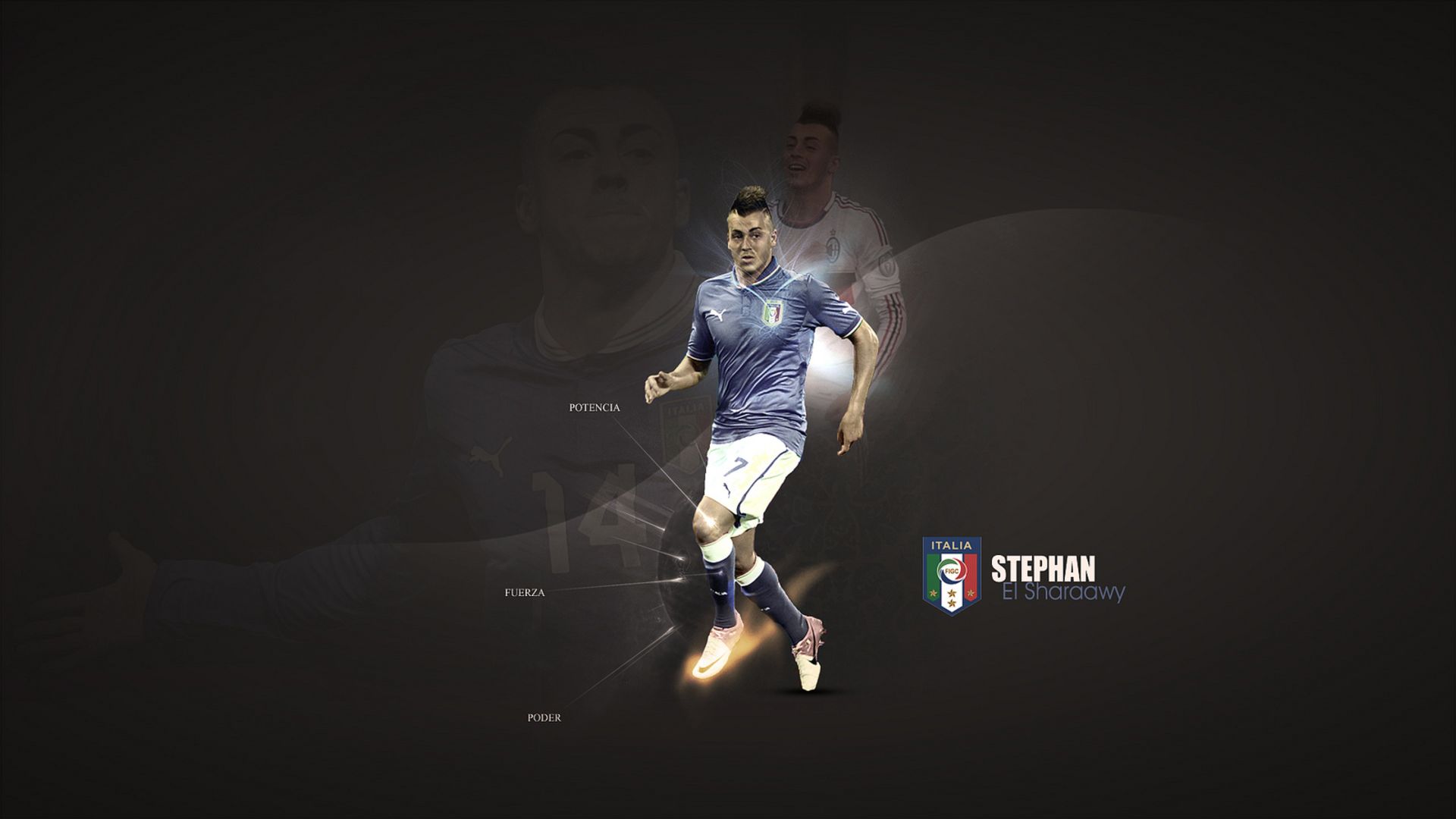 無料モバイル壁紙スポーツ, サッカー イタリア代表, ステファン・エル・シャーラウィをダウンロードします。