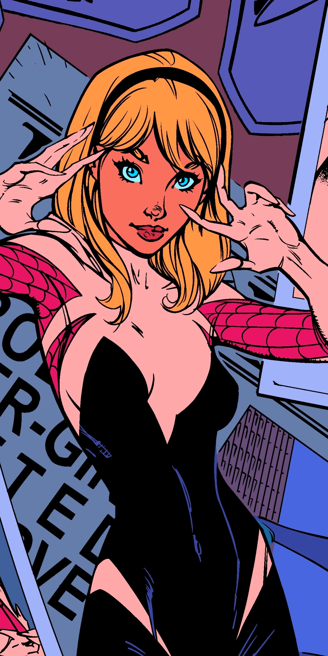Handy-Wallpaper Comics, Gwen Stacy, Spider Gwen kostenlos herunterladen.