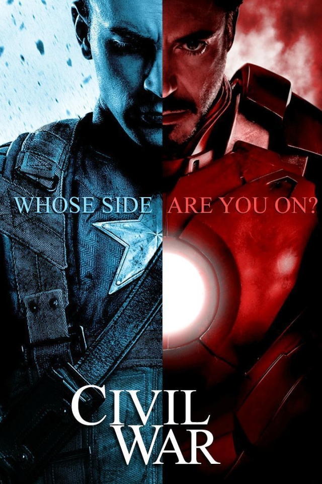 Download mobile wallpaper Iron Man, Captain America, Movie, Captain America: Civil War for free.