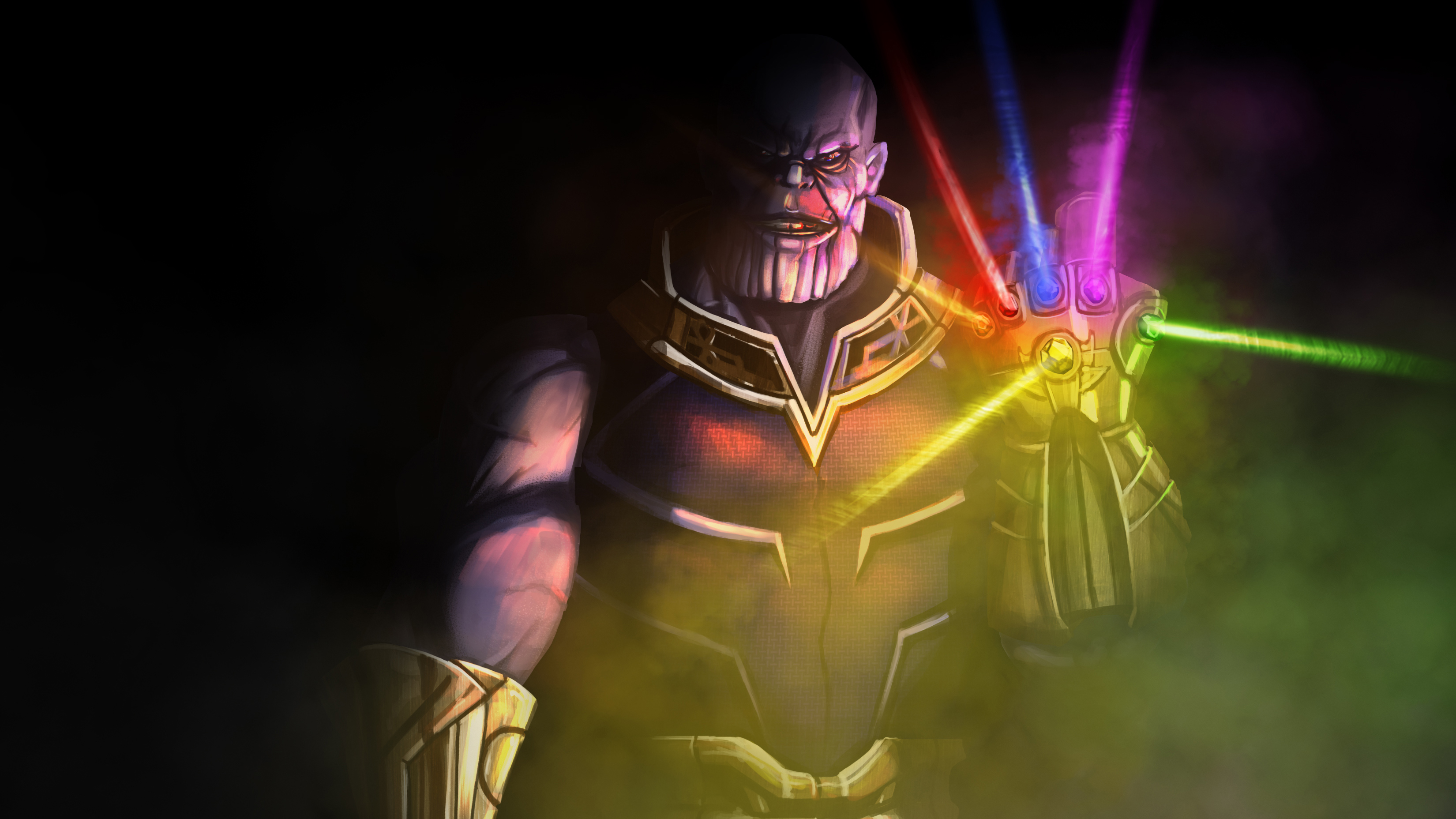 Laden Sie das Comics, Thanos, Unendlicher Handschuh-Bild kostenlos auf Ihren PC-Desktop herunter