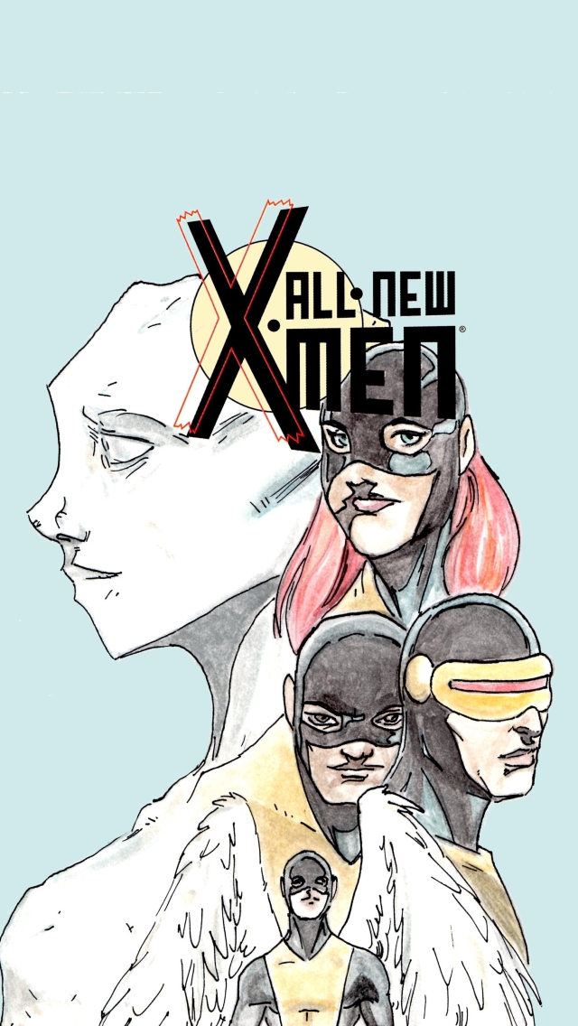 all new x men, comics, iceman (marvel comics), marvel girl, x men, beast (marvel comics), warren worthington iii, jean grey, cyclops (marvel comics), angel (marvel comics)