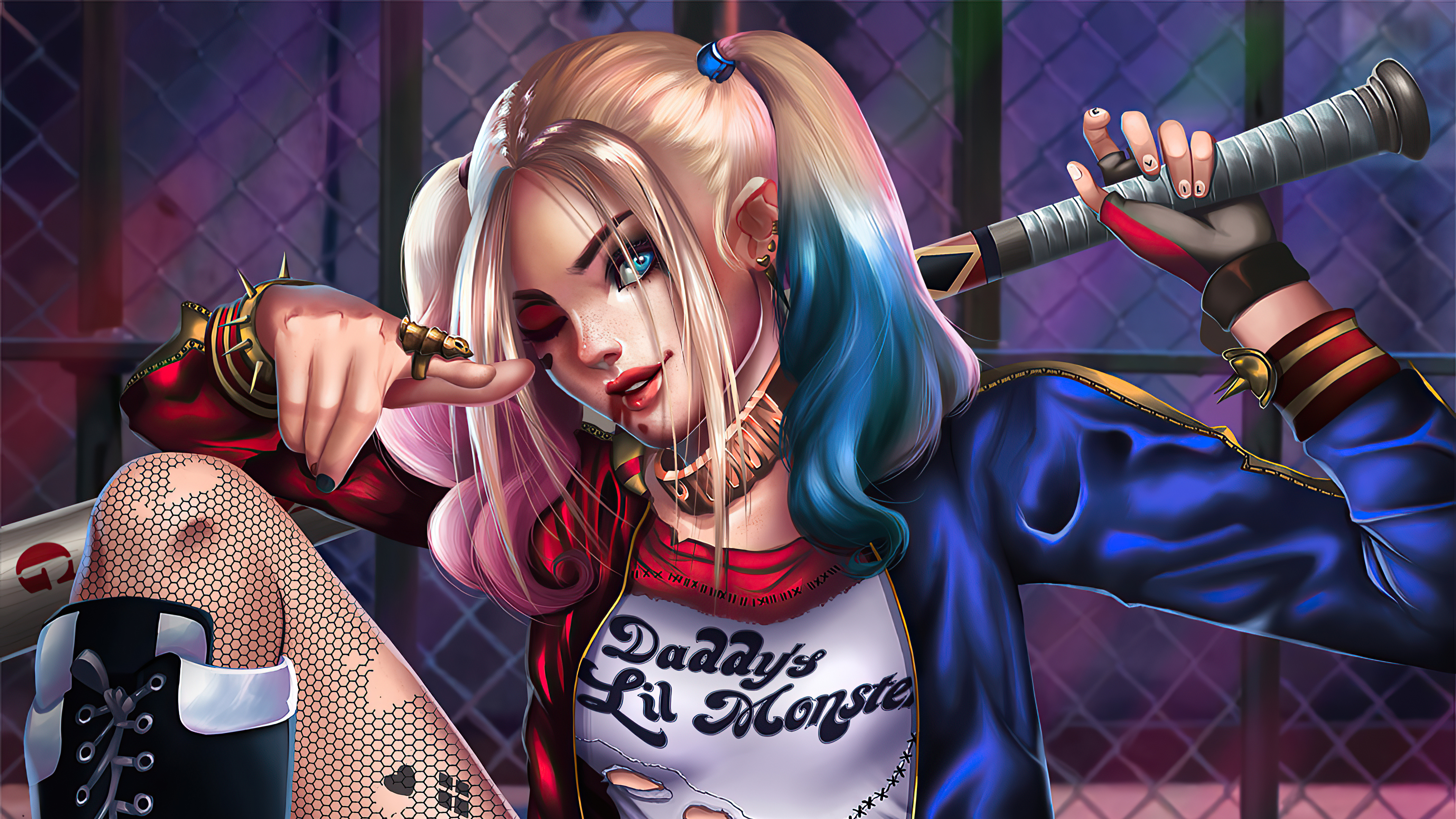 Descarga gratis la imagen Historietas, Harley Quinn, Dc Comics, Colas Gemelas, Rubia en el escritorio de tu PC