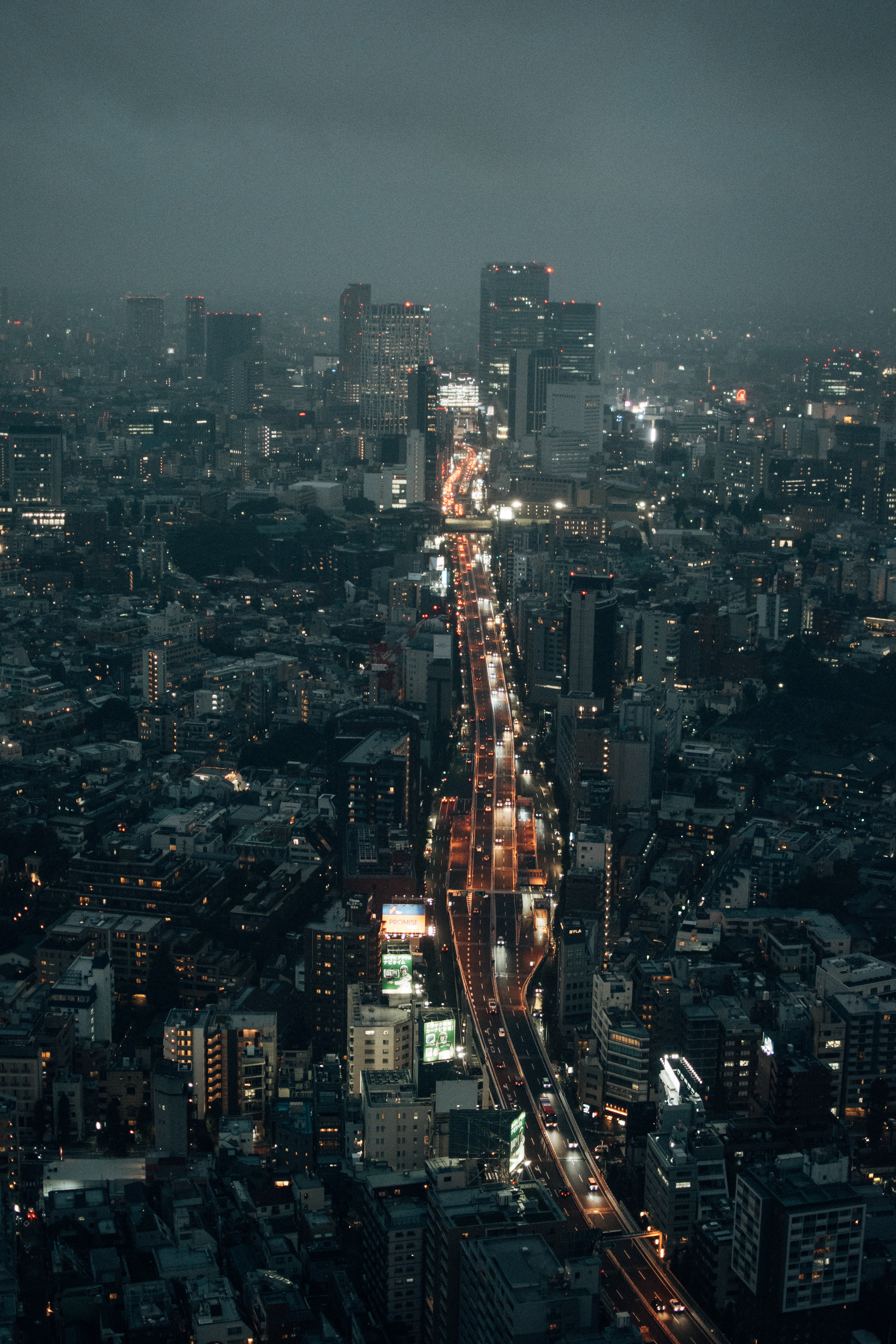 Free download wallpaper Cities, Building, Lights, Road, Night City on your PC desktop