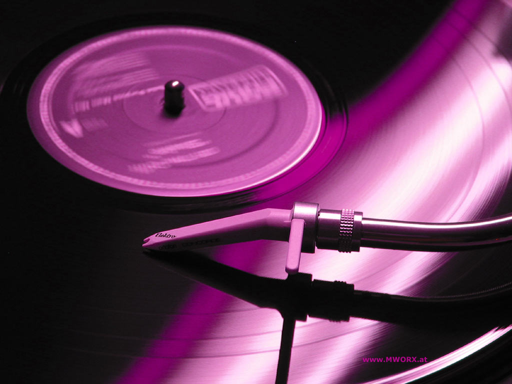 purple, music, record