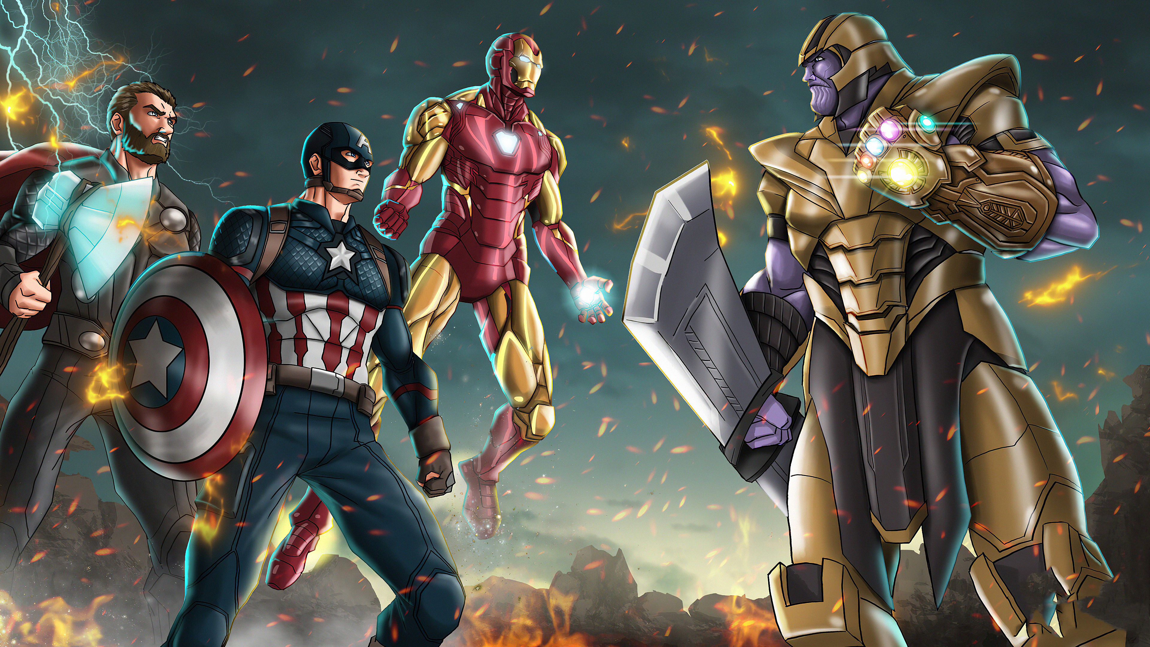 movie, avengers endgame, captain america, infinity gauntlet, iron man, thanos, thor, the avengers