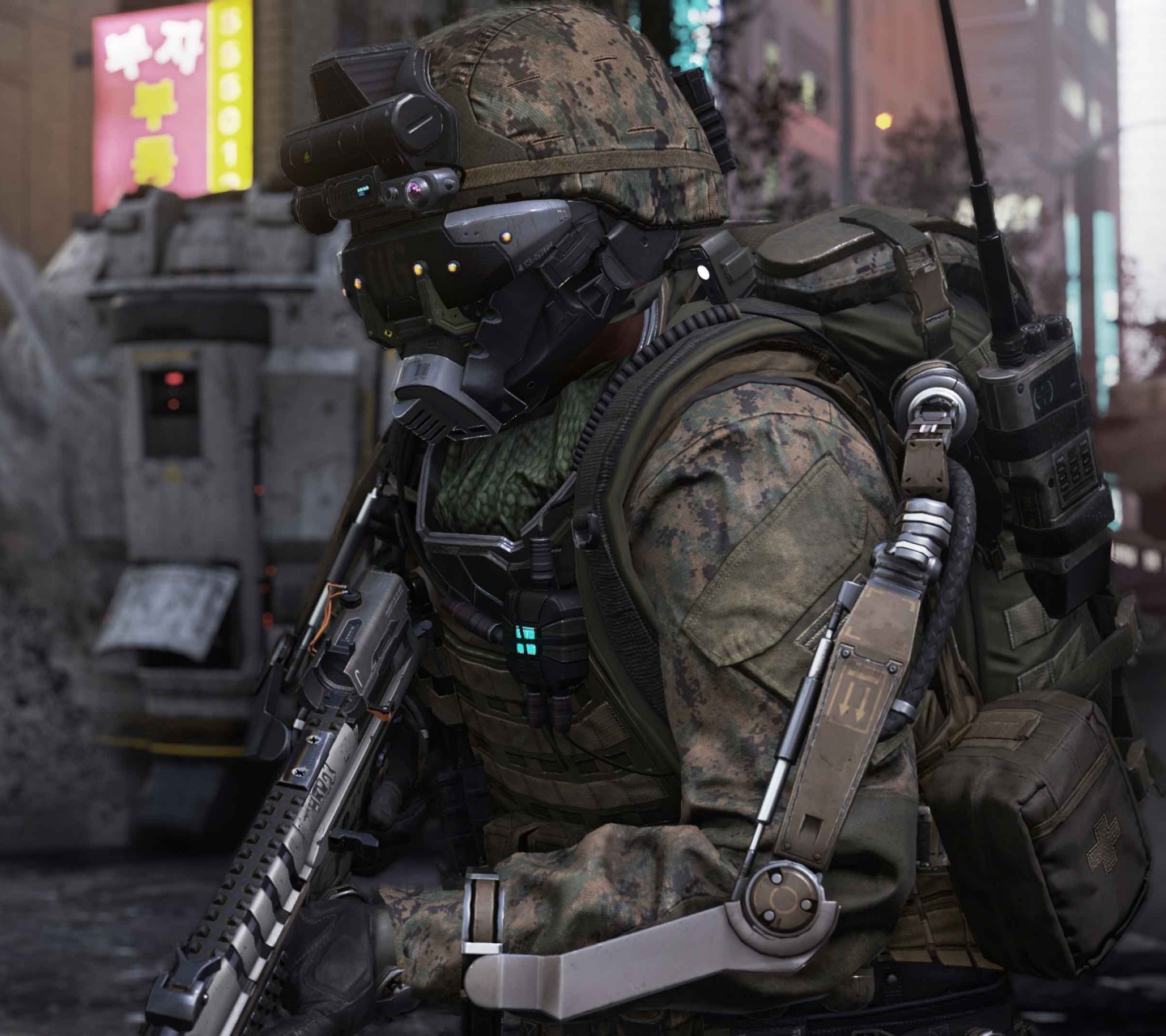 Скачать обои бесплатно Call Of Duty, Видеоигры, Зов Долга, Зов Долга: Продвинутая Война картинка на рабочий стол ПК