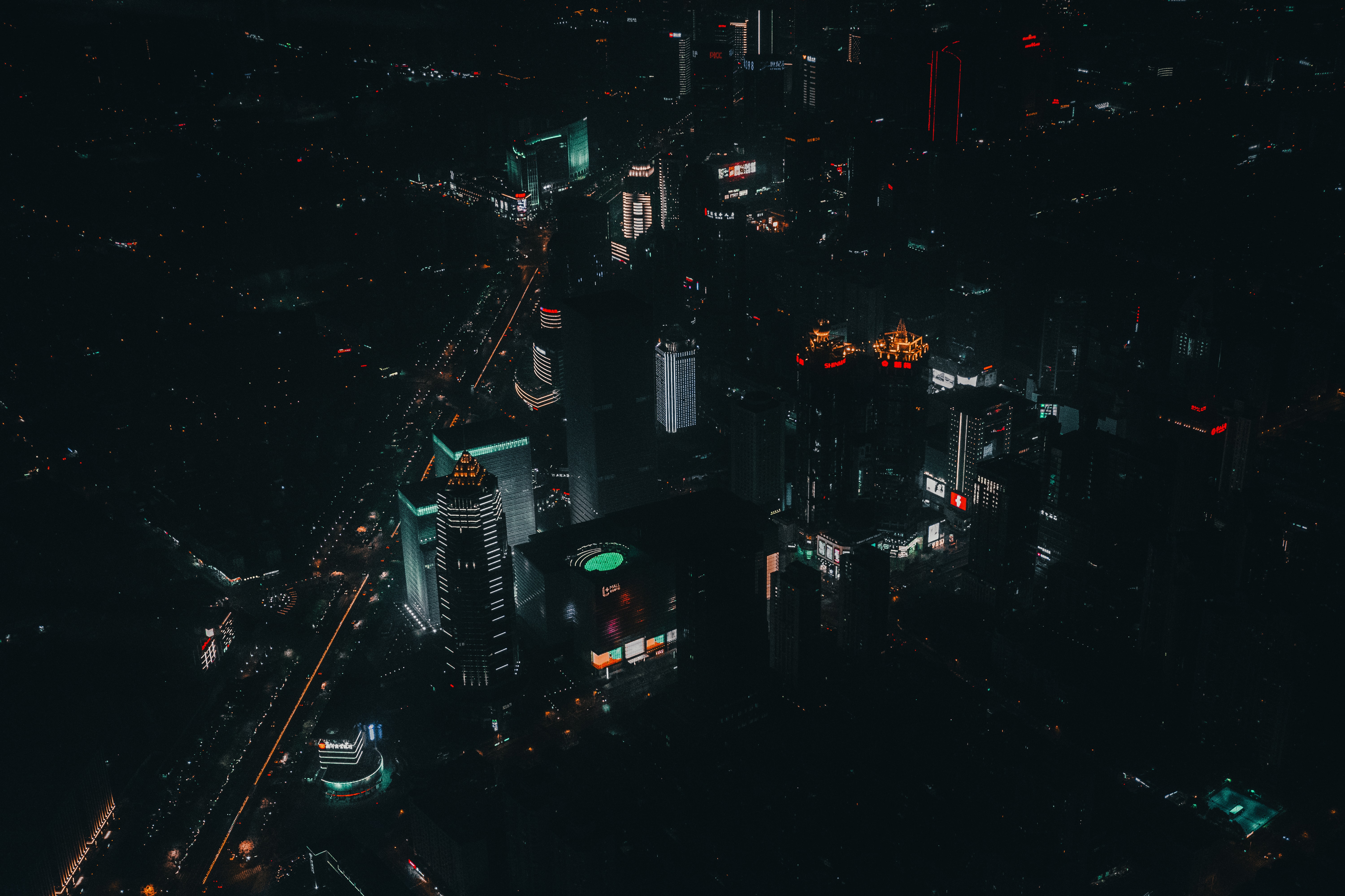 cities, night, city, building, lights, skyscrapers lock screen backgrounds