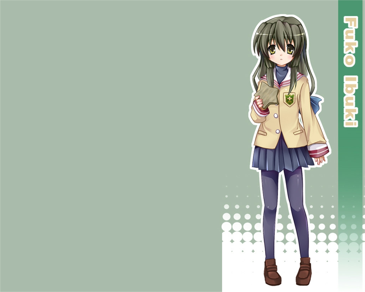 Handy-Wallpaper Animes, Clannad, Fuuko Ibuki kostenlos herunterladen.