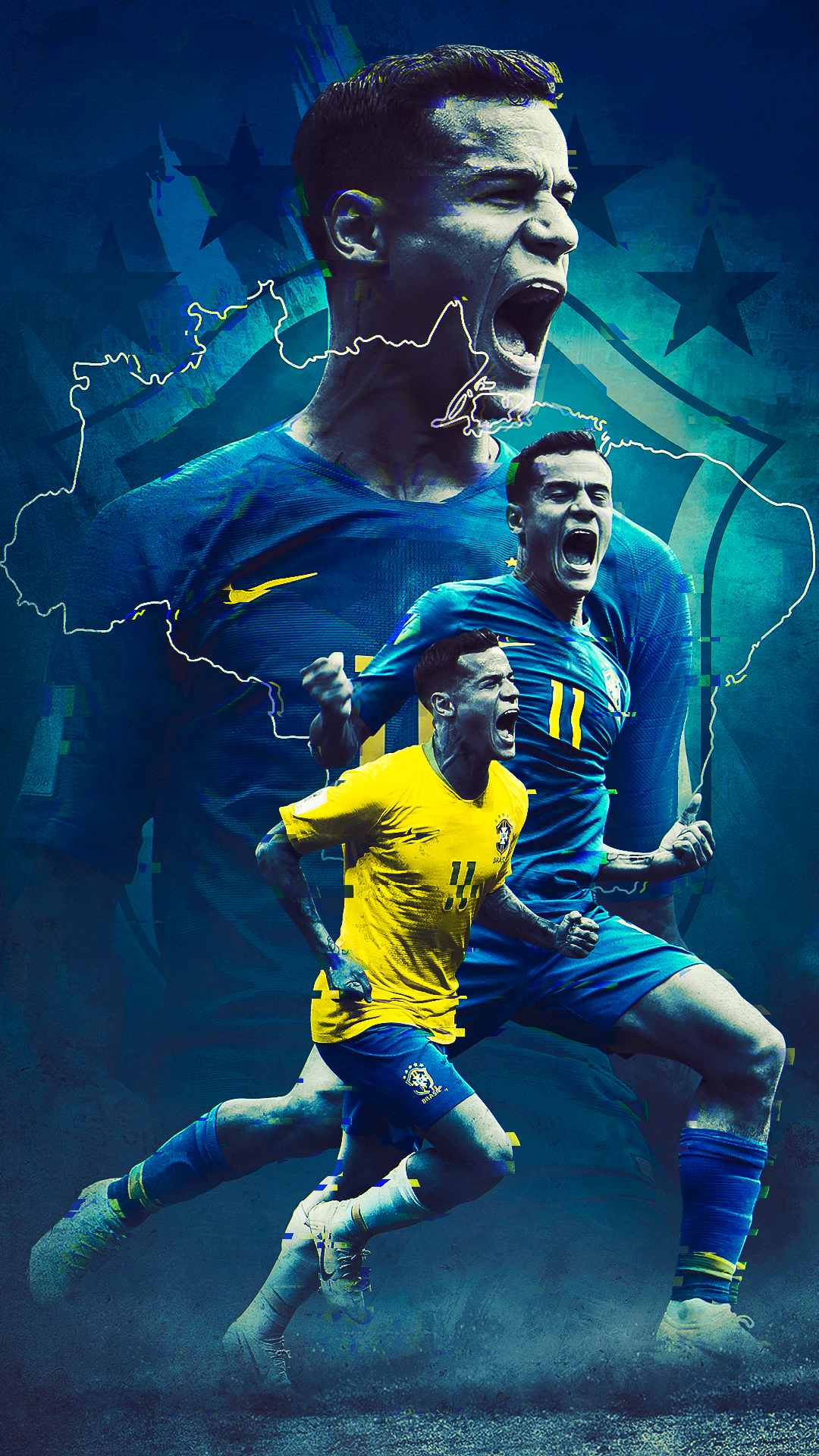 Handy-Wallpaper Sport, Fußball, Brasilianisch, Philippe Coutinho kostenlos herunterladen.