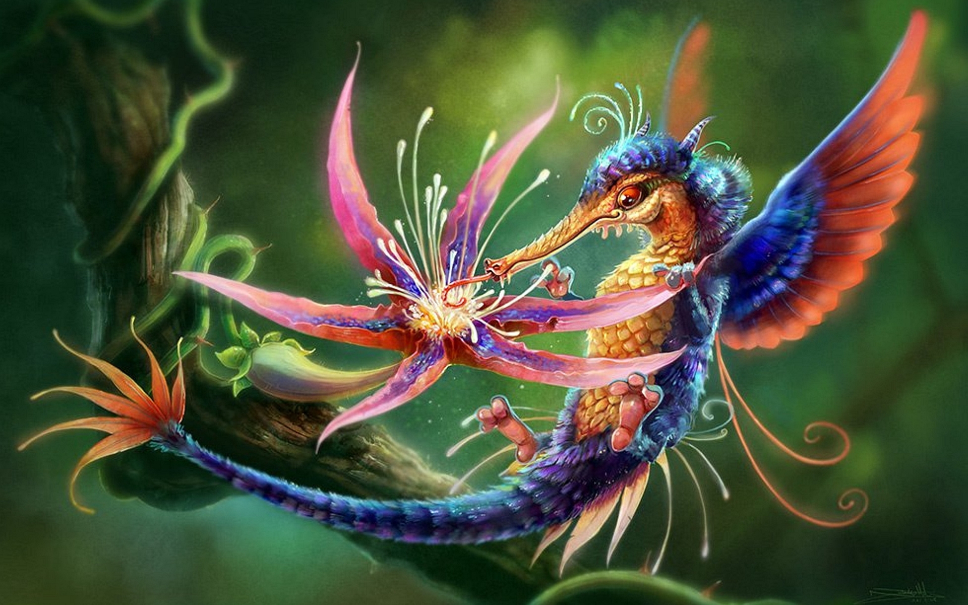 Free download wallpaper Fantasy, Creature on your PC desktop