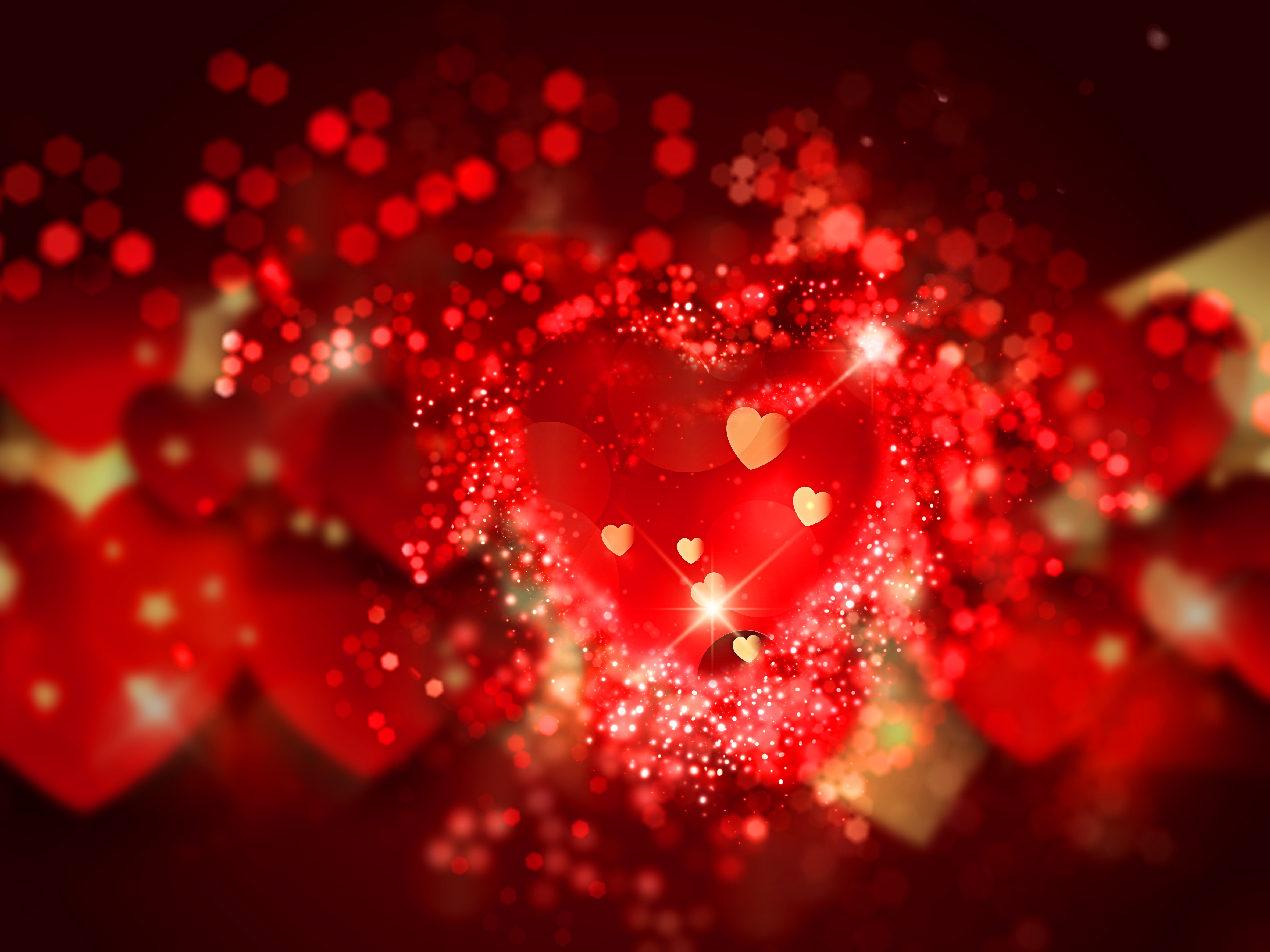 Download mobile wallpaper Heart, Artistic, Glitter for free.