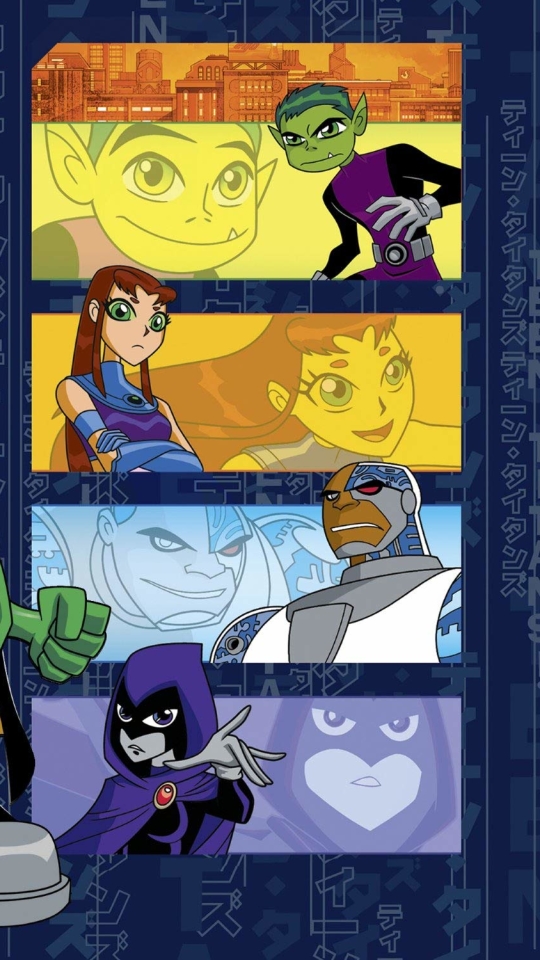 Download mobile wallpaper Tv Show, Cyborg (Dc Comics), Starfire (Dc Comics), Raven (Dc Comics), Teen Titans, Beast Boy, Garfield Logan for free.
